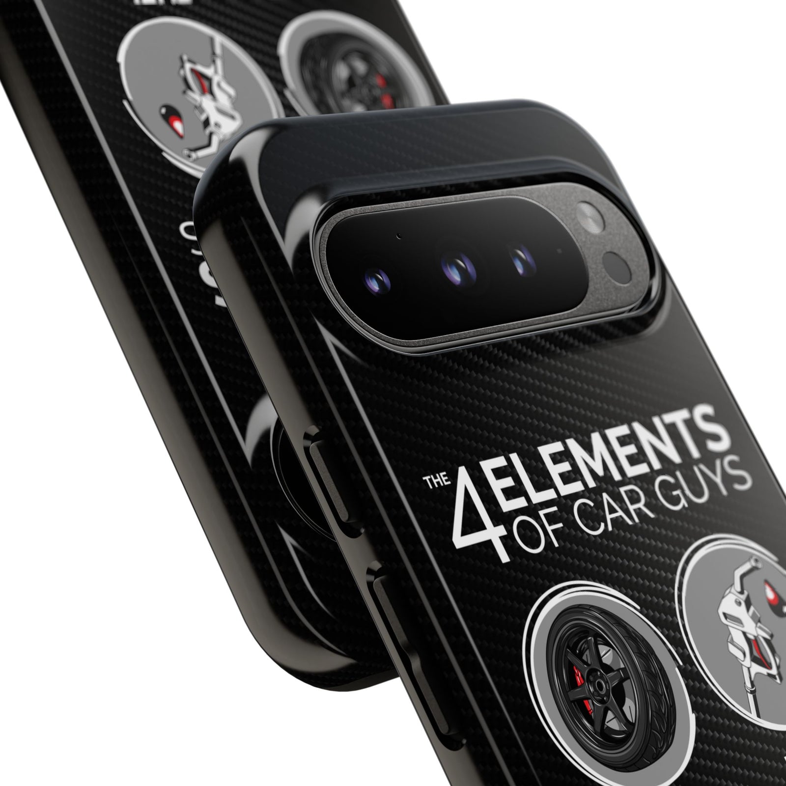 The 4 Elements of Car Guys Tough Phone Case | Funny Car Lover Gift