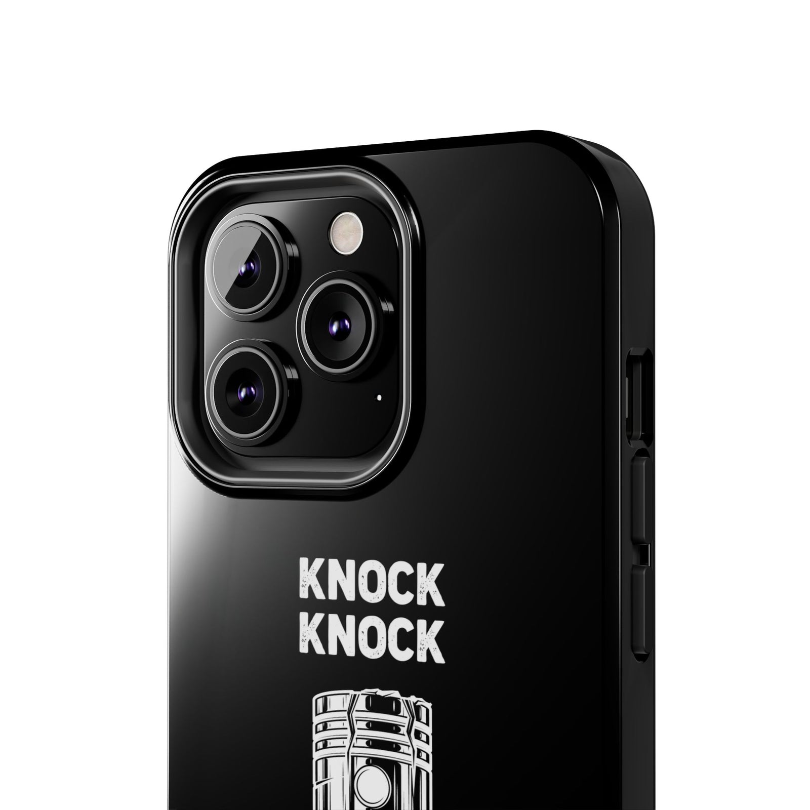 Knock Knock Broken Piston Phone Case | Funny Mechanic Car Guy Gift