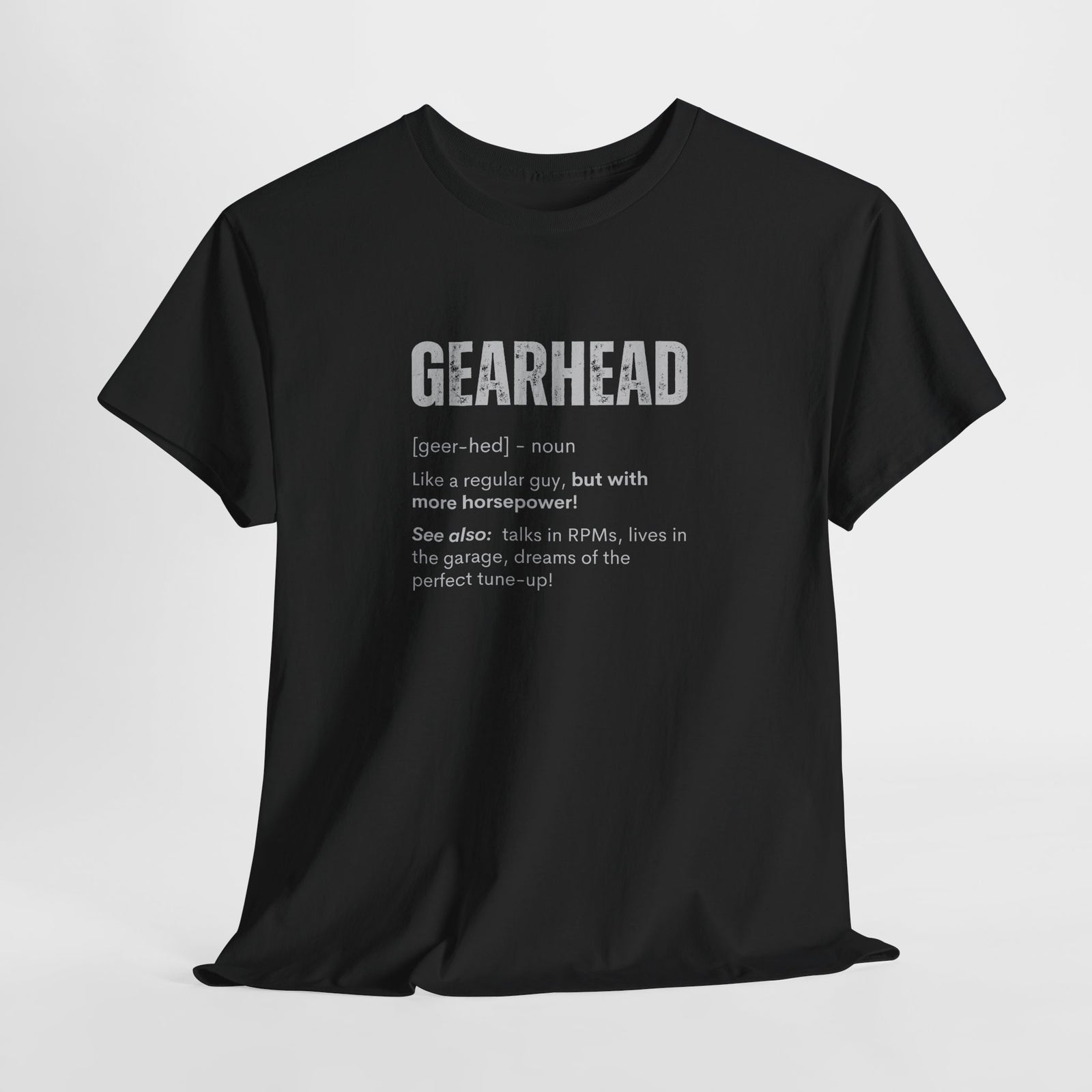 Gearhead Definition shirt lifestyle photo | Car enthusiast graphic tee | 365CarMods