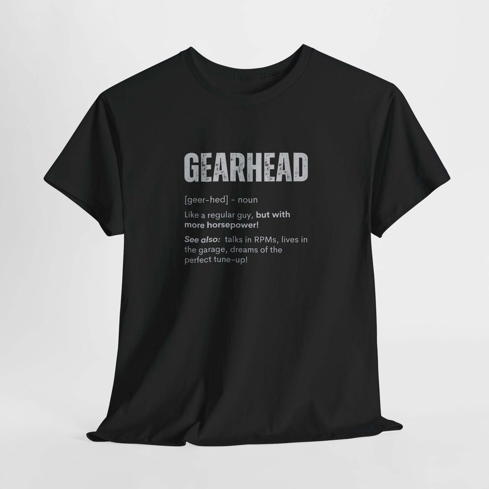 Gearhead Definition shirt lifestyle photo | Car enthusiast graphic tee | 365CarMods
