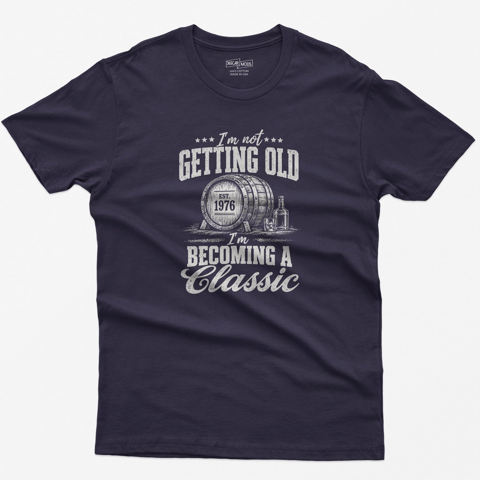 Becoming A Classic Whiskey T-Shirt in Blackberry