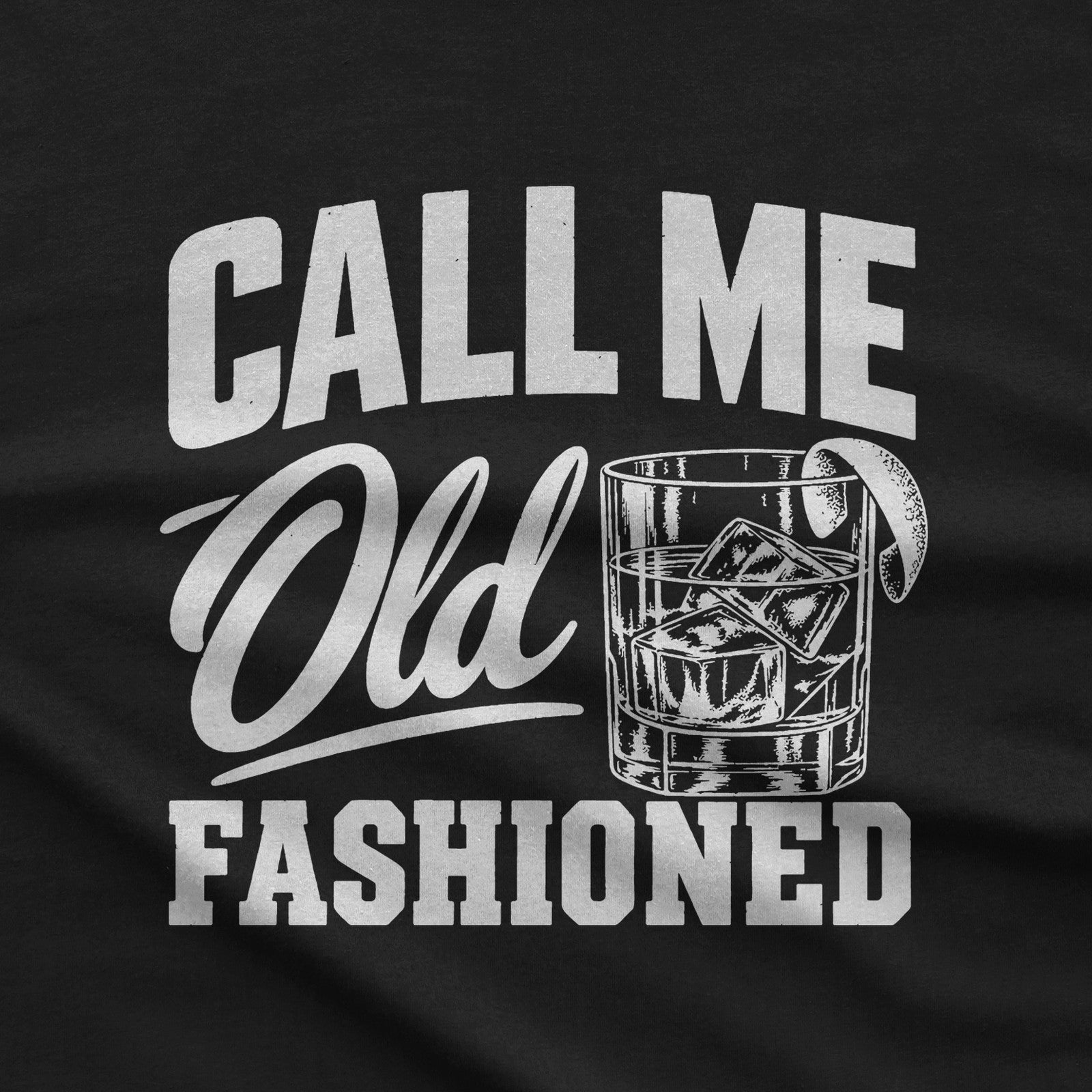 Call Me Old Fashioned T-Shirt design close-up