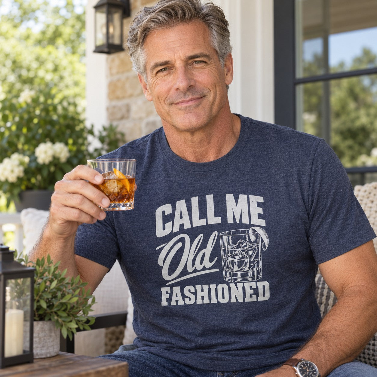Call Me Old Fashioned T-Shirt - lifestyle photo