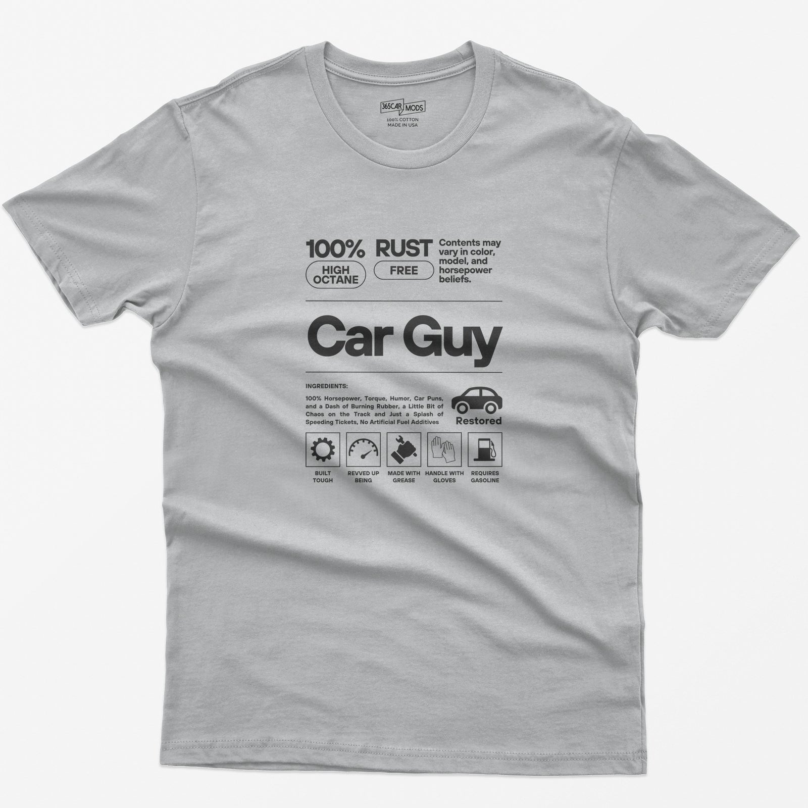 Car Guy Definition T-Shirt - Sport Grey