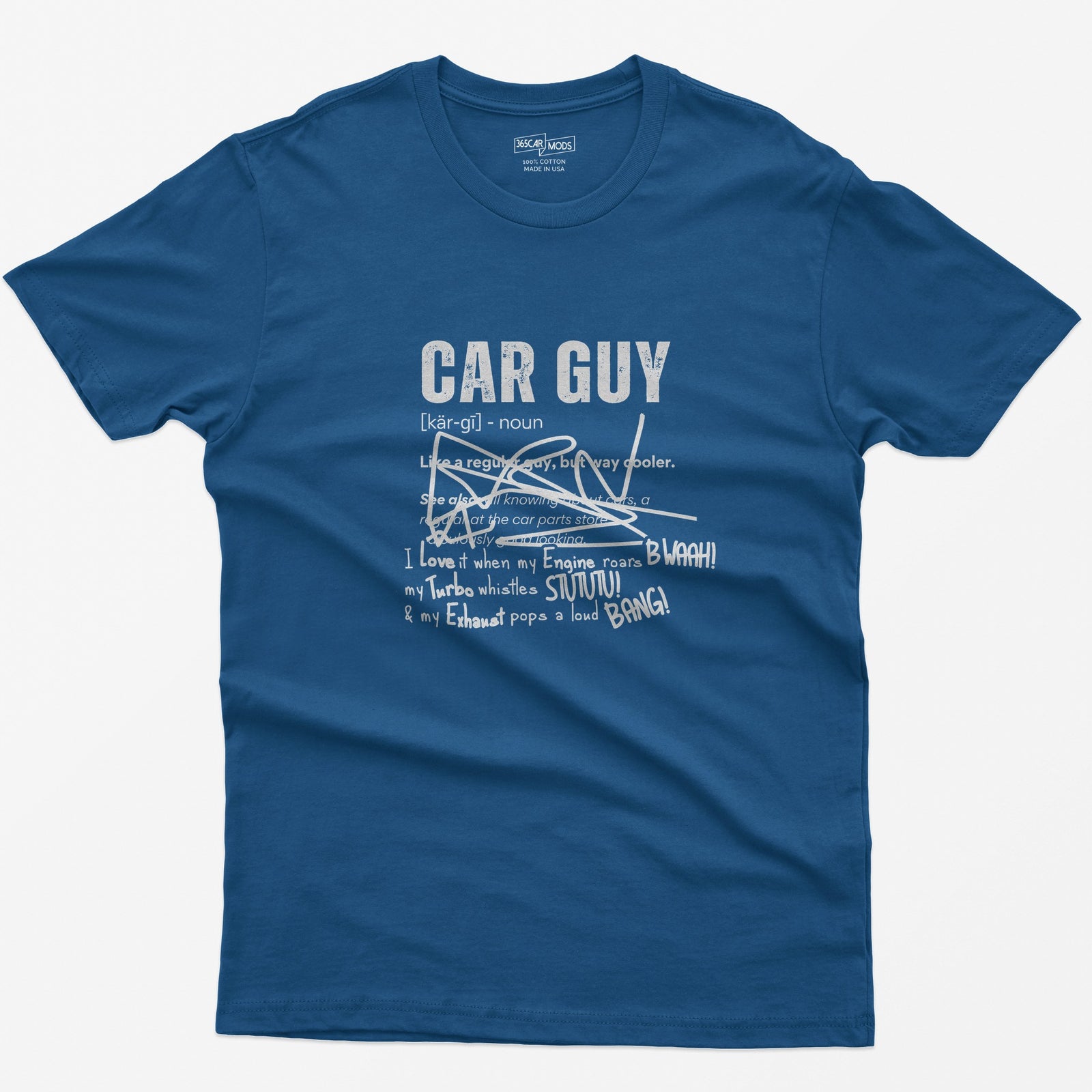 Car Guy Definition T-Shirt - Royal