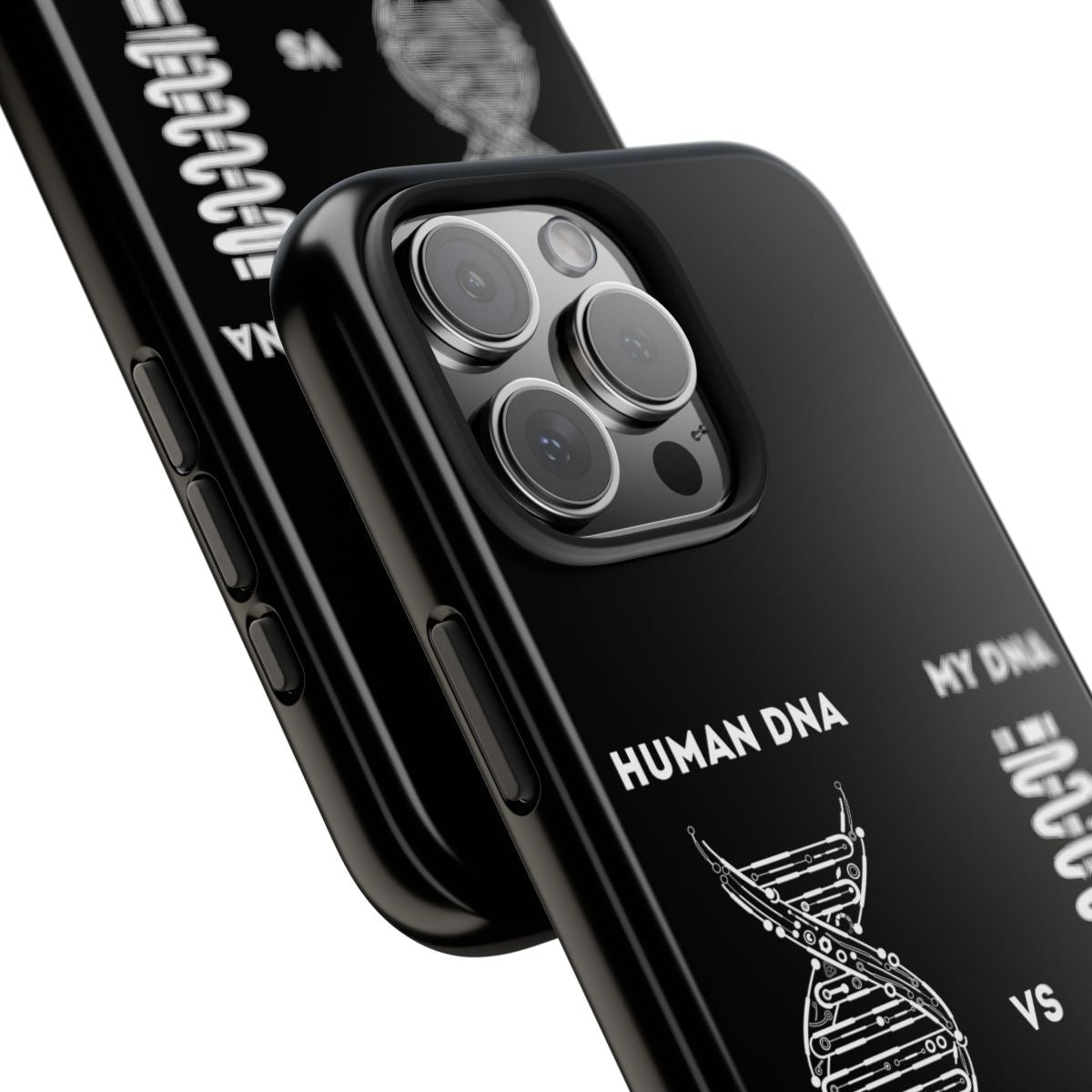 Car Guys DNA tough phone case, close-up of the print