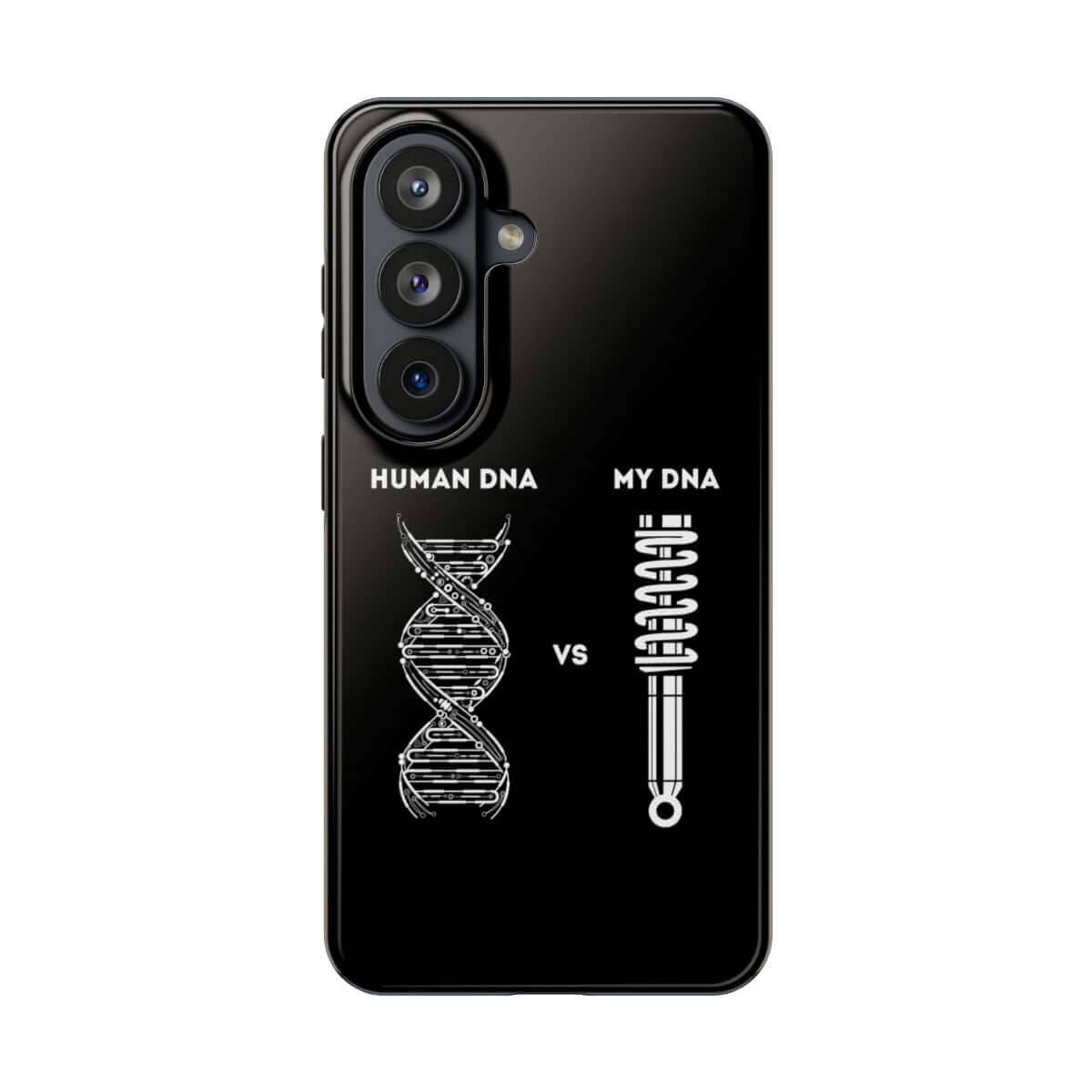 Car Guys DNA tough phone case on Samsung Galaxy S26, back view