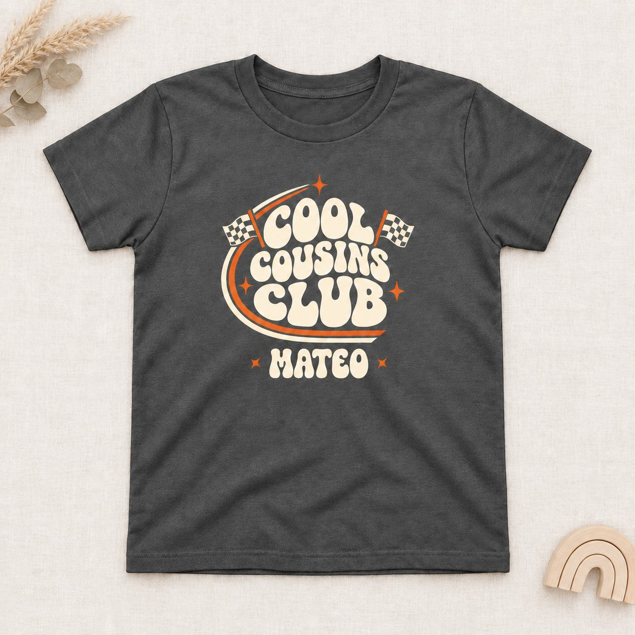 Cool Cousins Club T-Shirt - Dark Heather