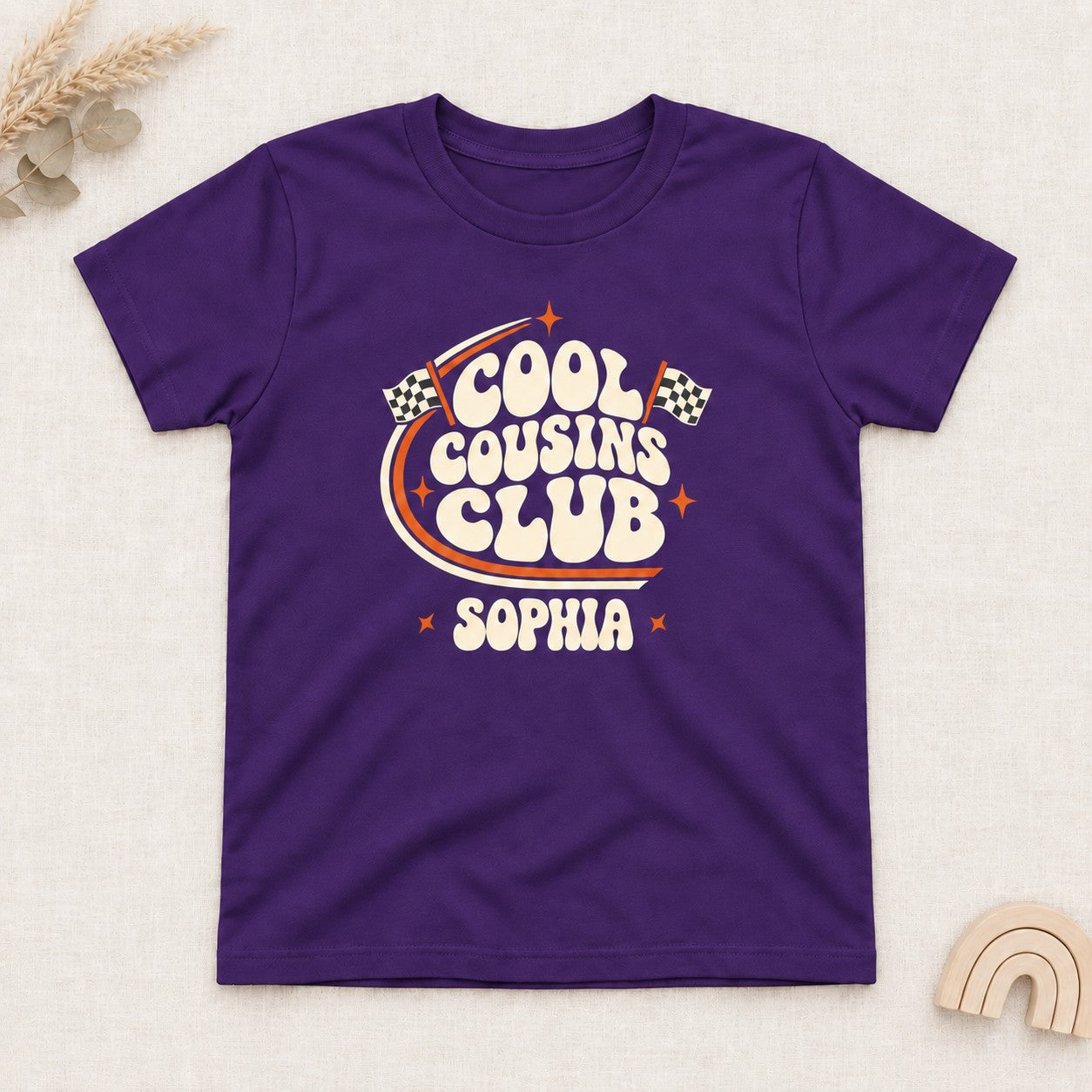 Cool Cousins Club T-Shirt - Purple