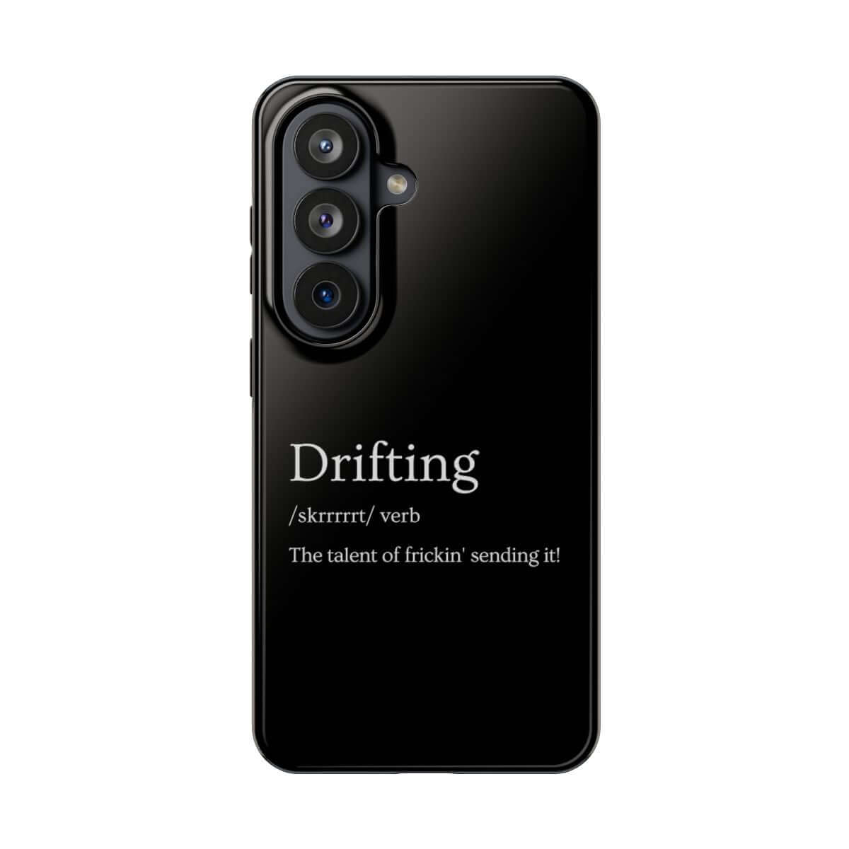Drifting Definition tough phone case on Samsung Galaxy S26, back view