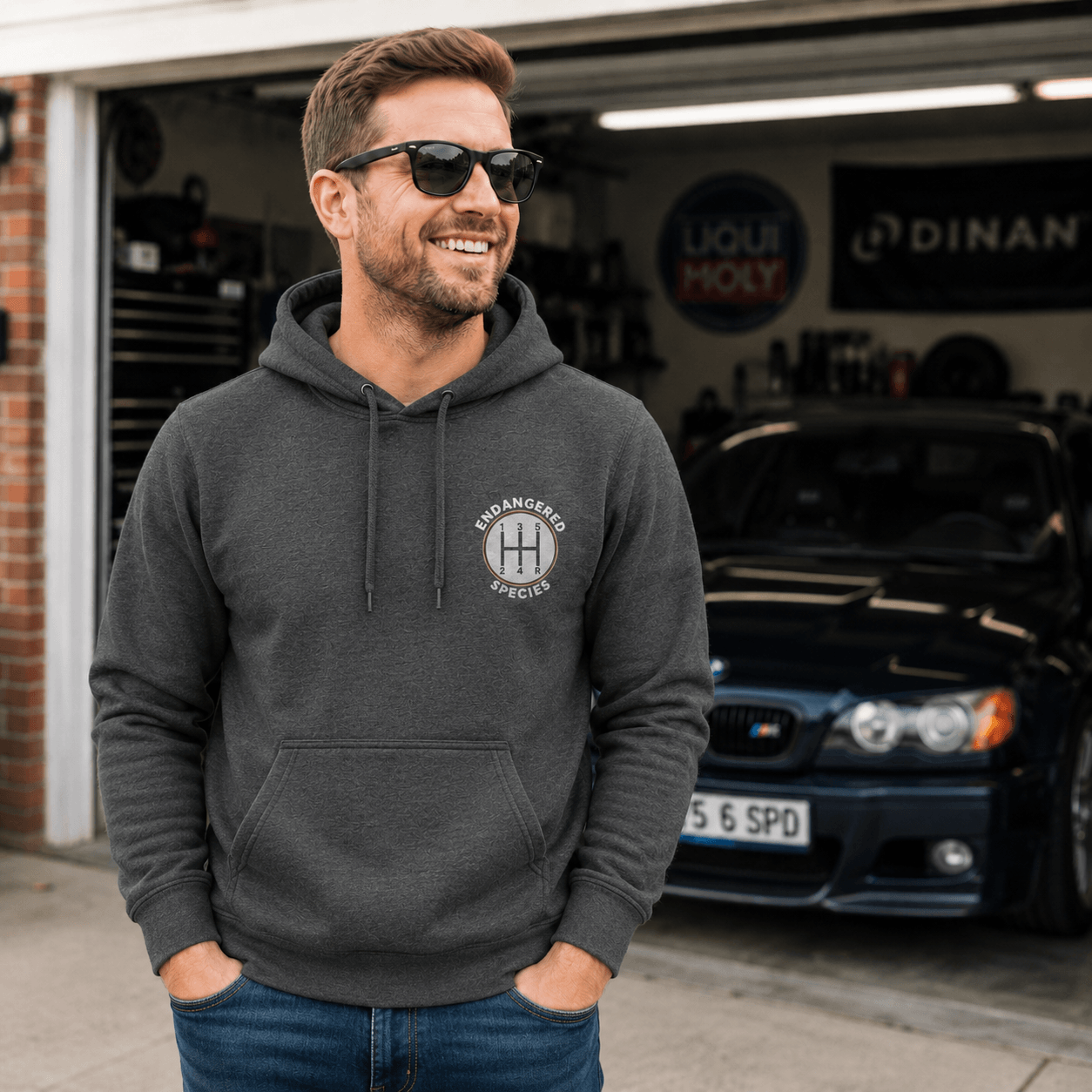 Save the Manuals Hoodie - manual transmission car guy pullover