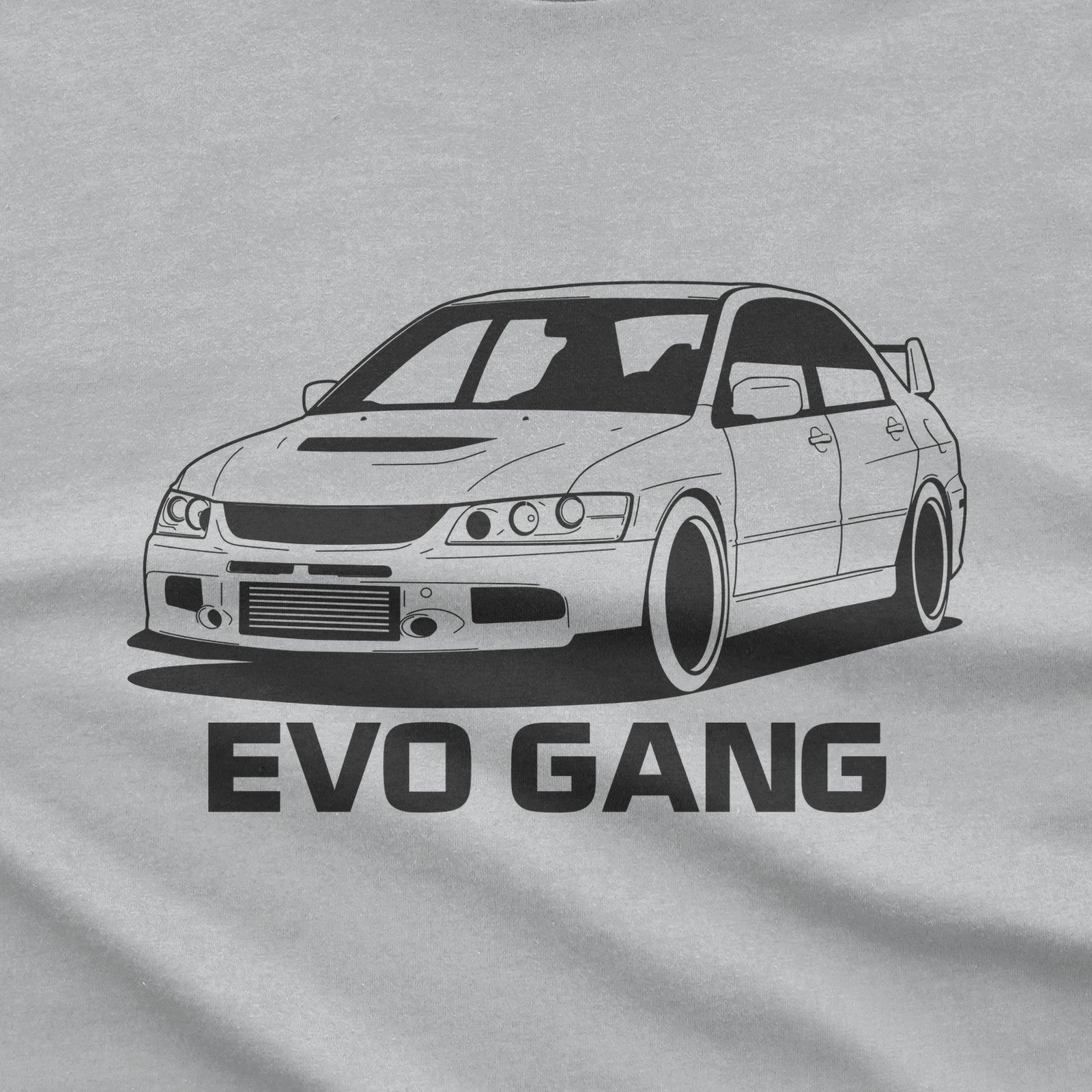 4G63T AWD JDM Sports Car T-Shirt design close-up