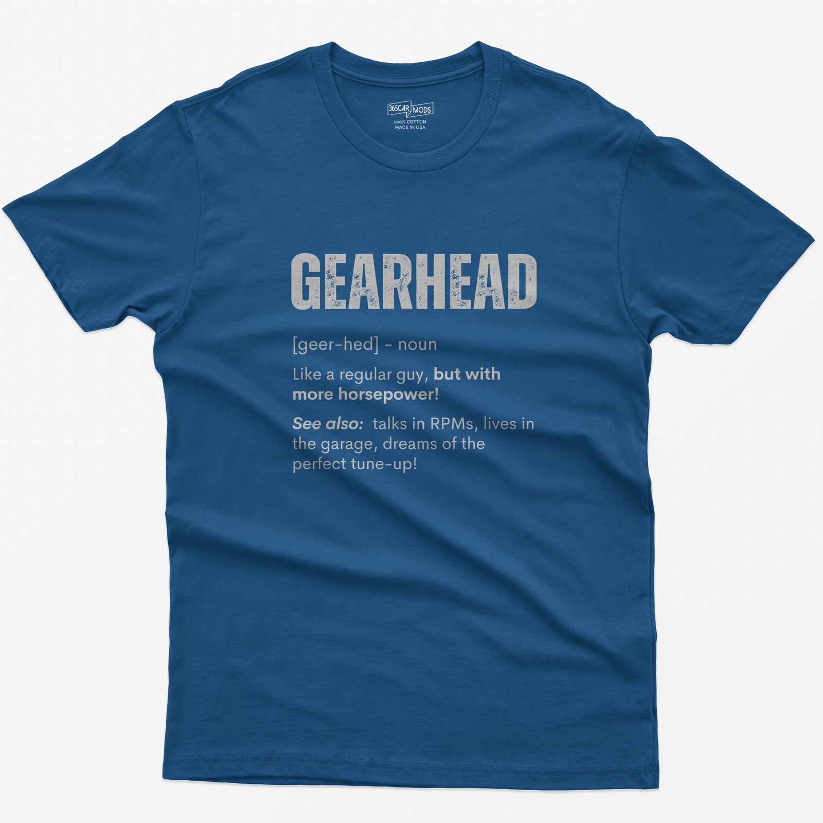 Gearhead Definition T-Shirt - Royal