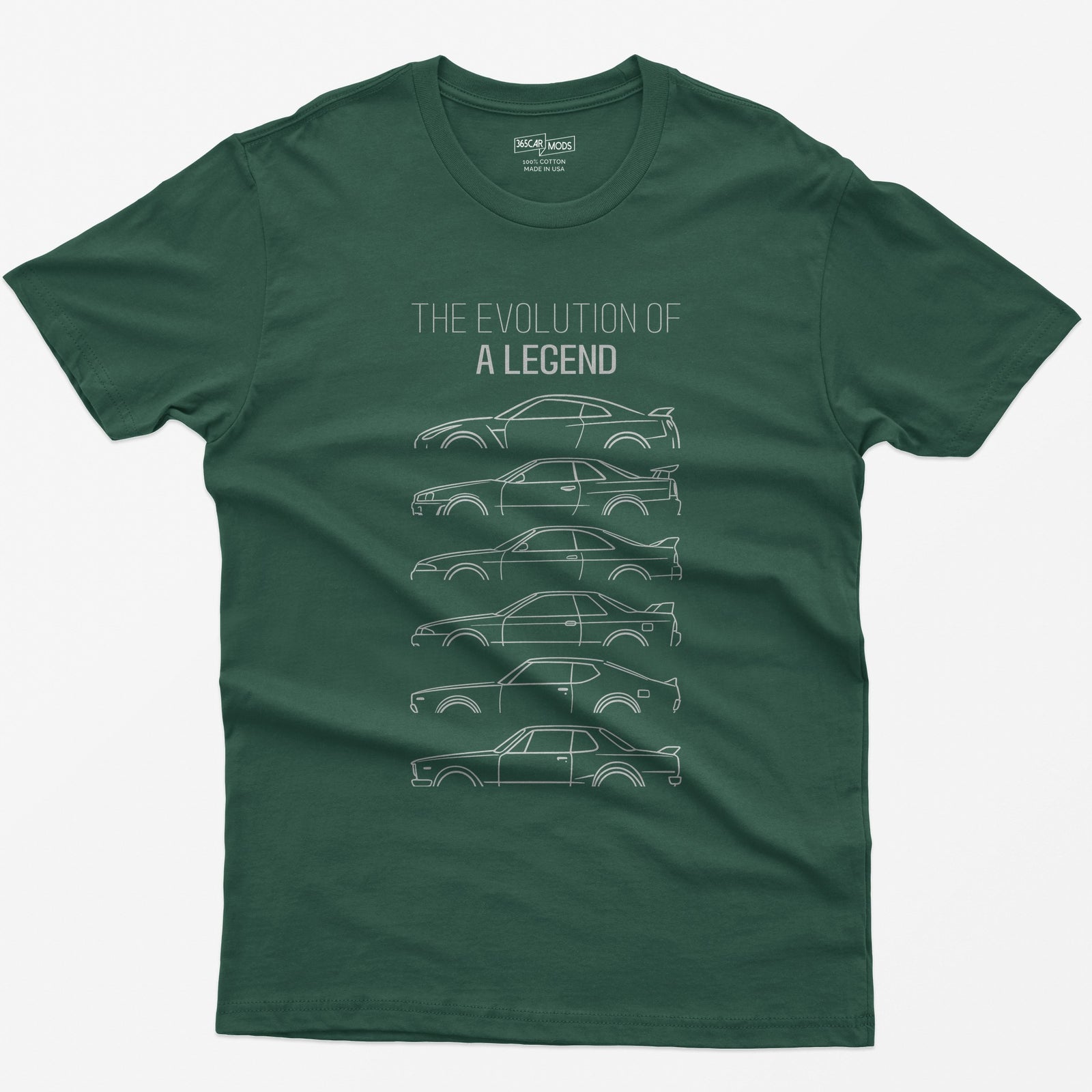 JDM Evolution Legend T-Shirt - Forest Green