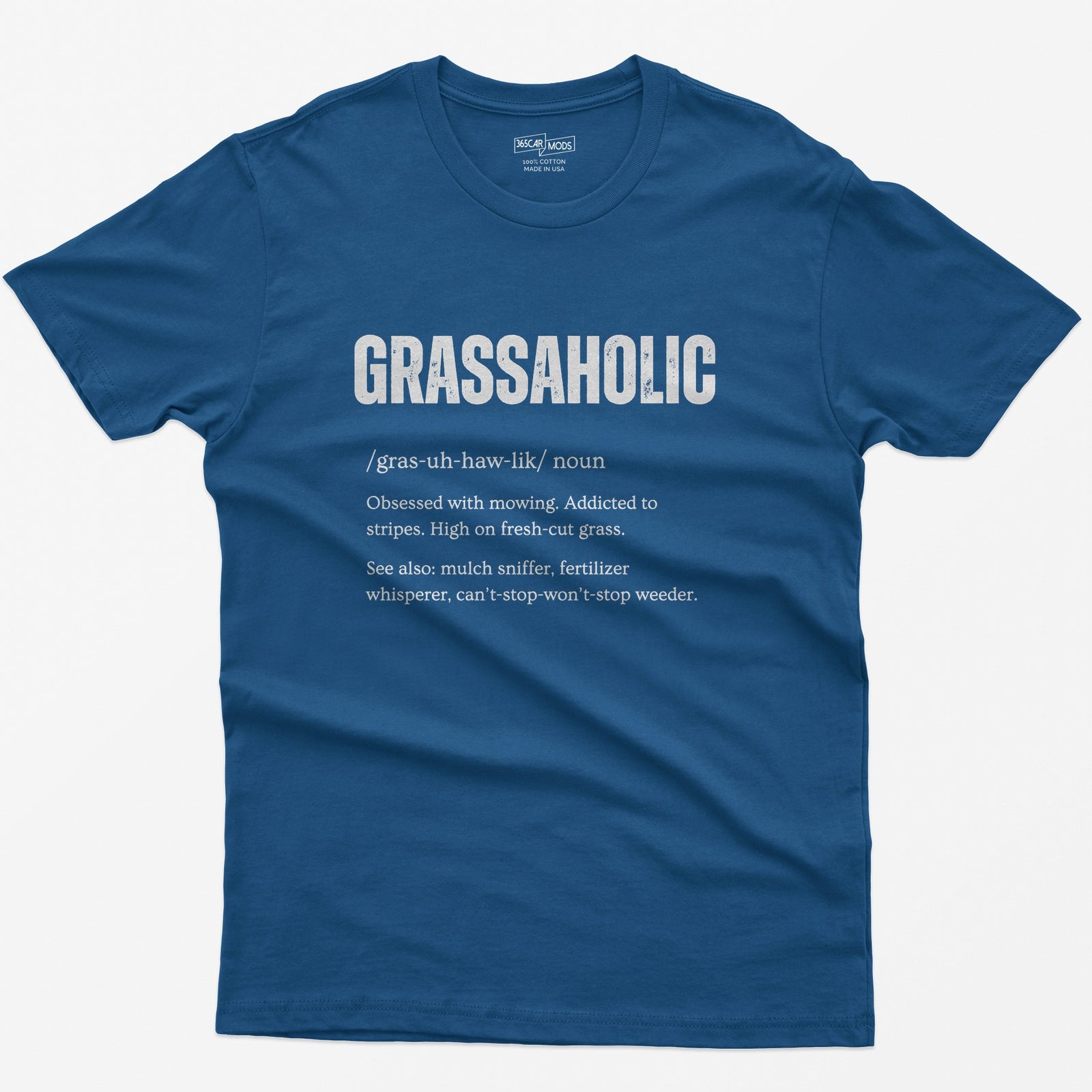 Grassaholic T-Shirt - Royal