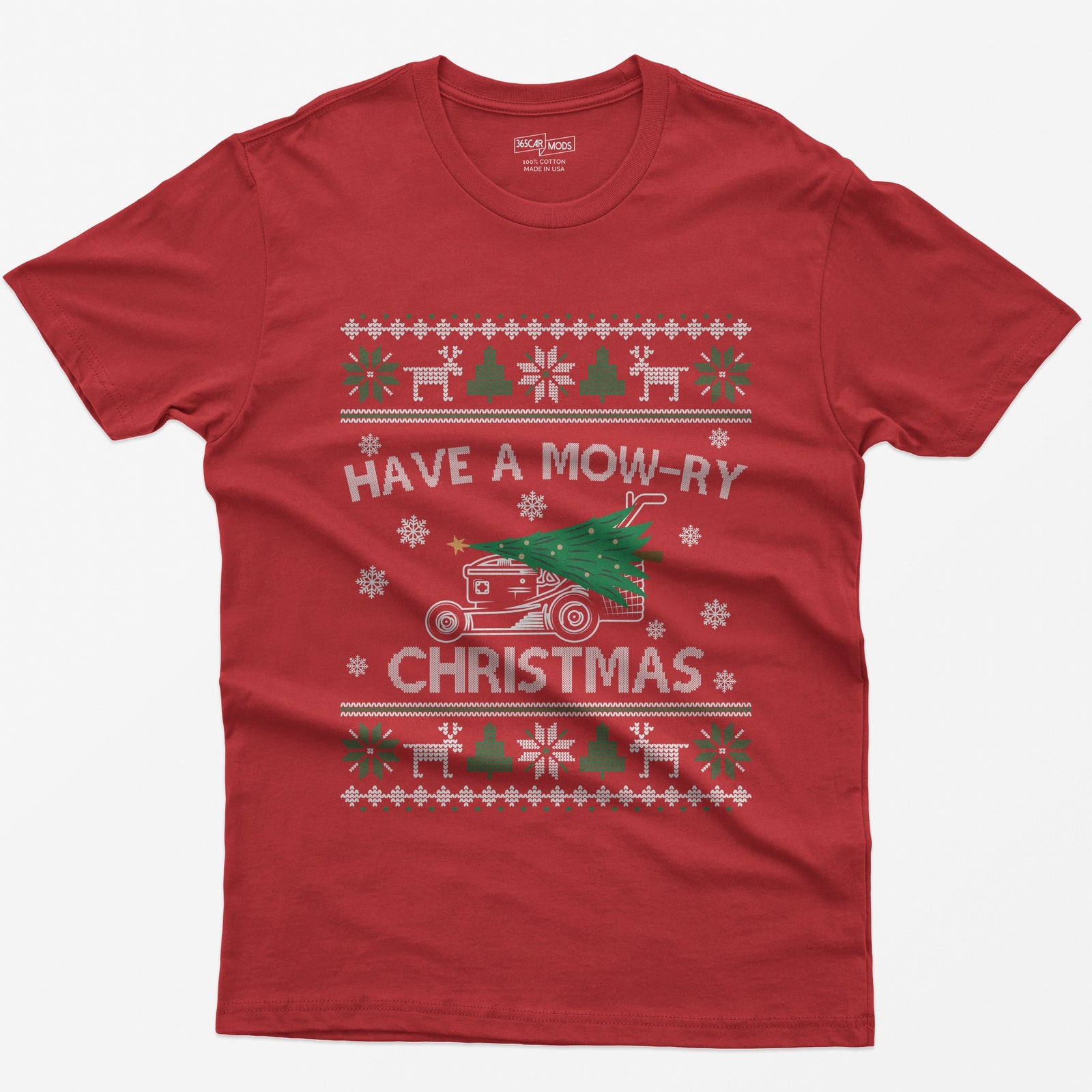 Have a Mow-ry Christmas T-Shirt - Red