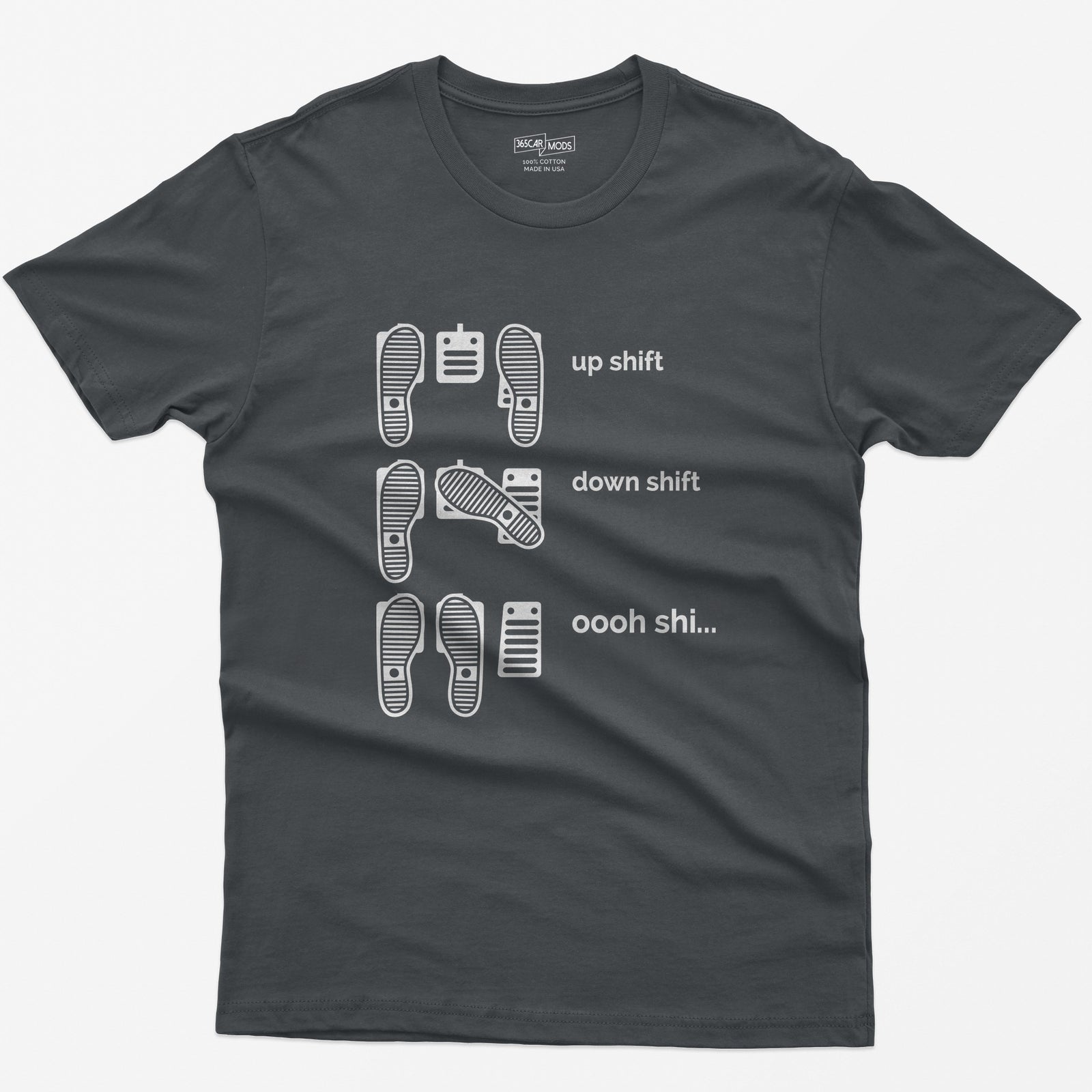 Heel Toe Rev Match T-Shirt - Charcoal