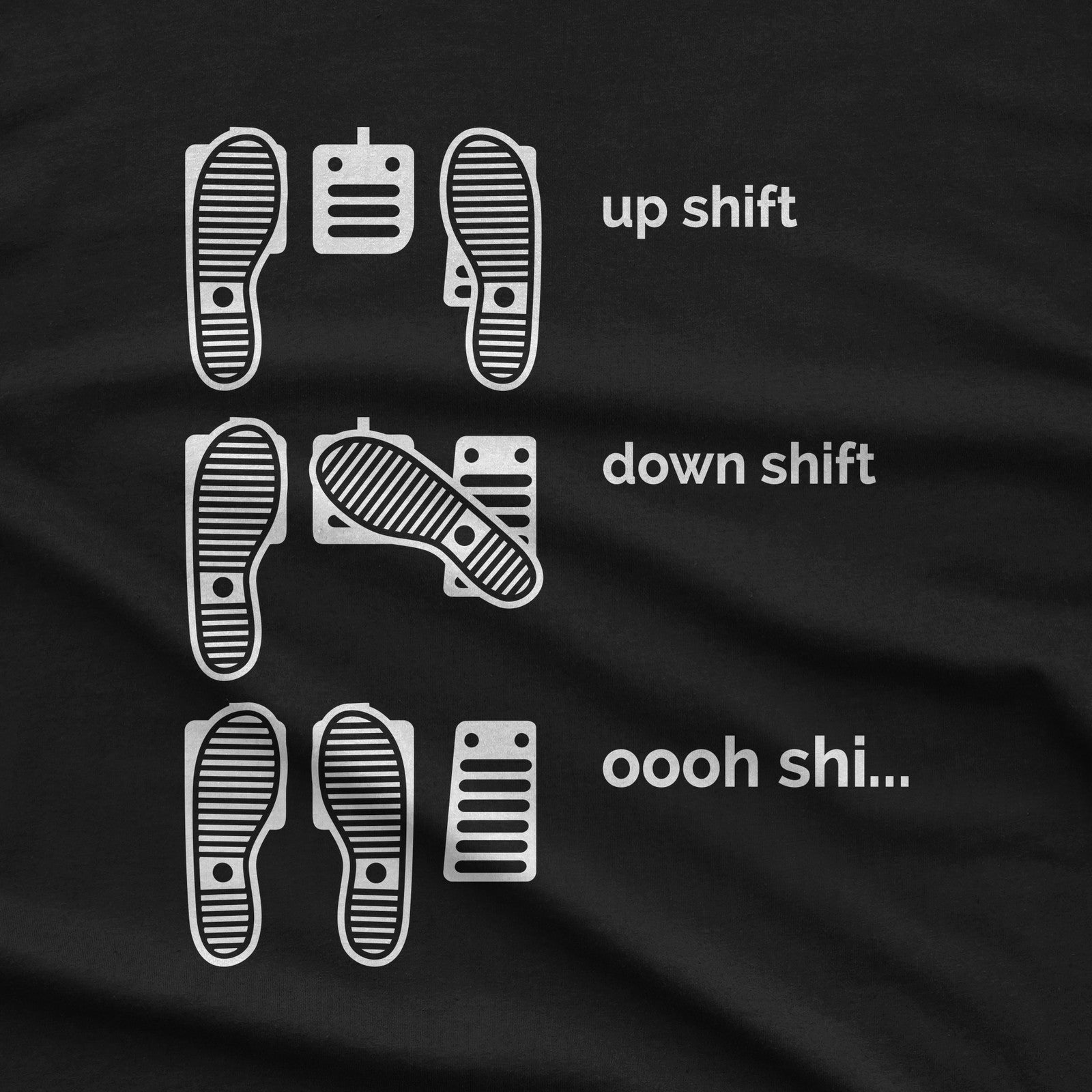 Heel Toe Rev Match T-Shirt design close-up