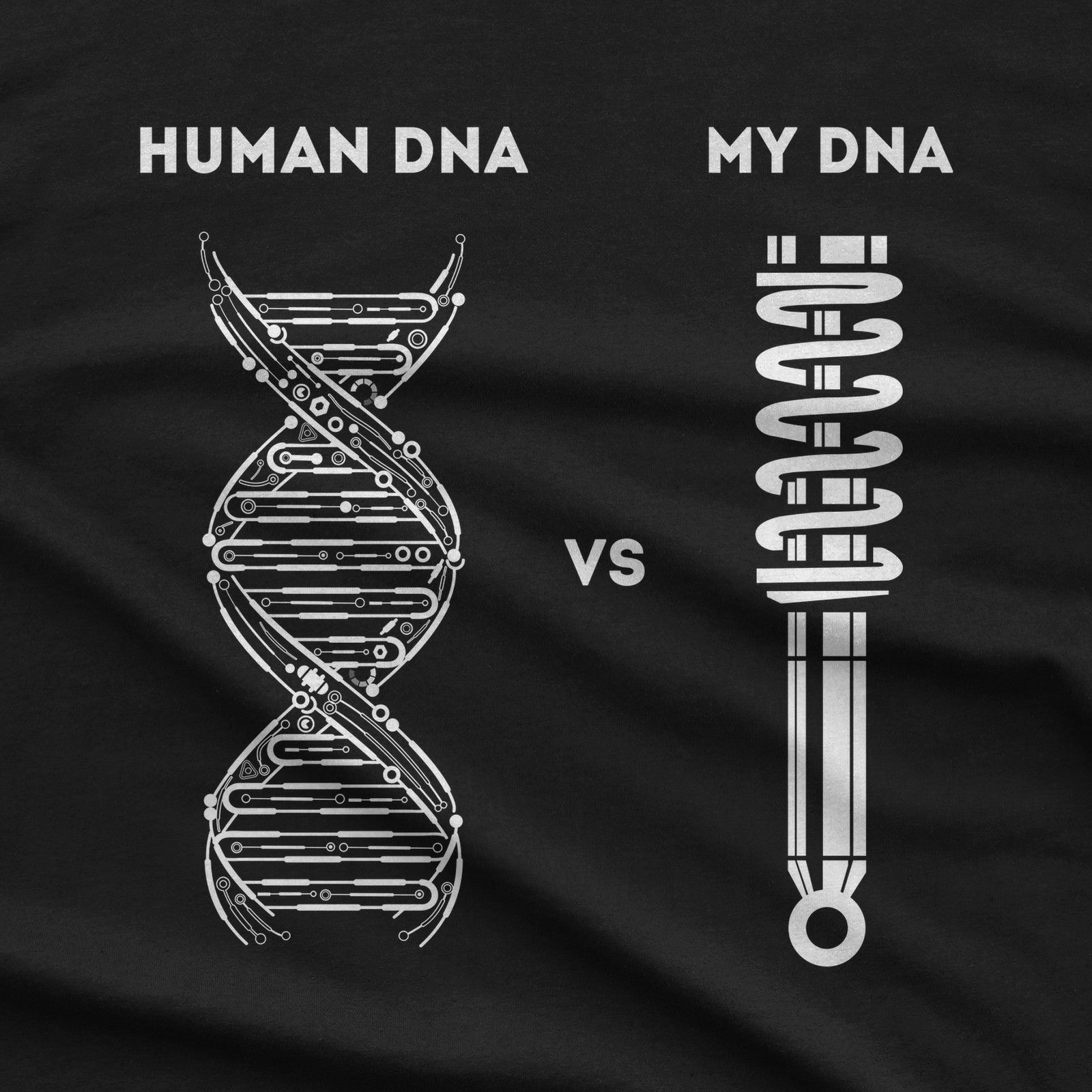 Car Guys DNA T-Shirt design close-up