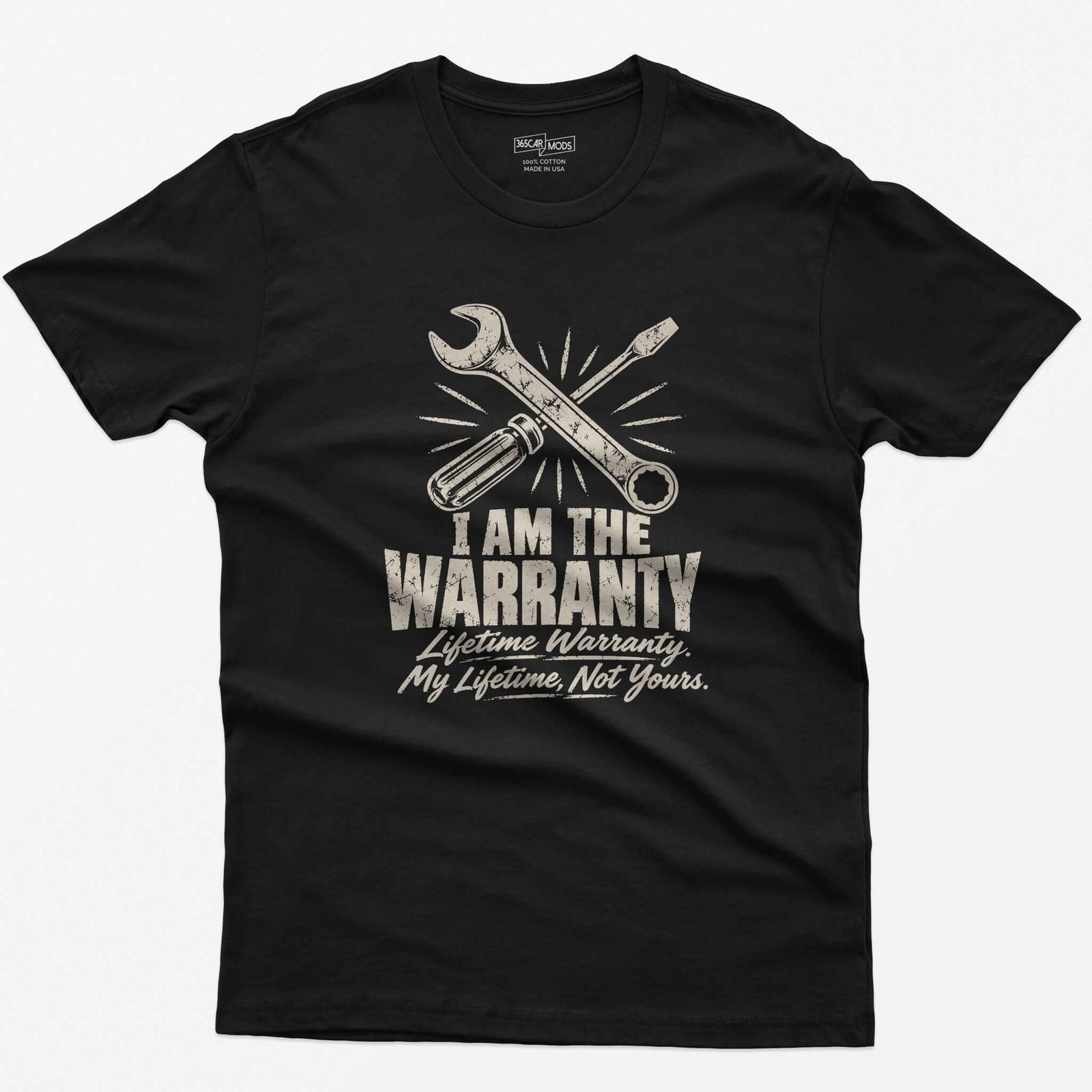 I Am the Warranty T-Shirt - Black
