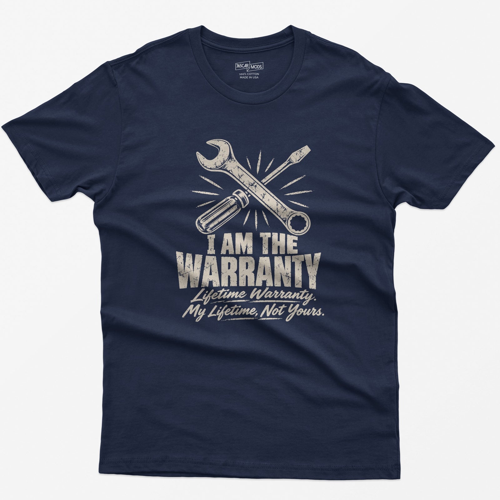 I Am the Warranty T-Shirt - Navy