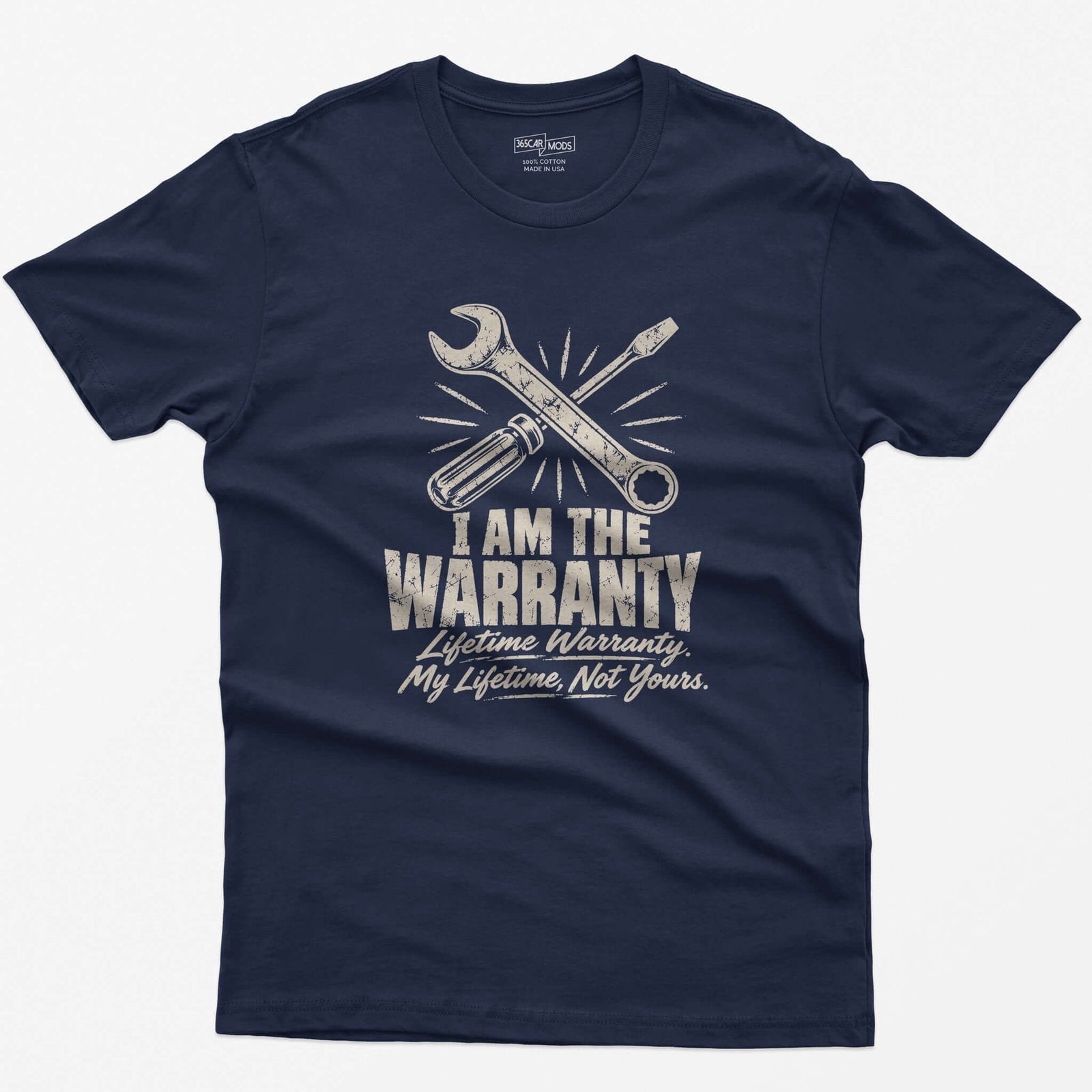 I Am the Warranty T-Shirt - Navy
