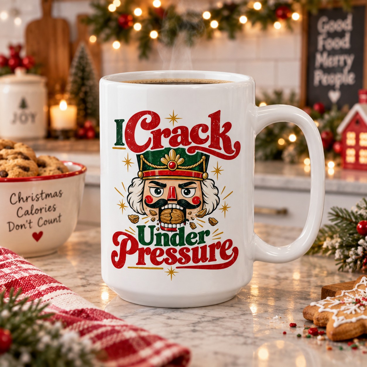 I Crack Under Pressure Coffee Mug - 15oz