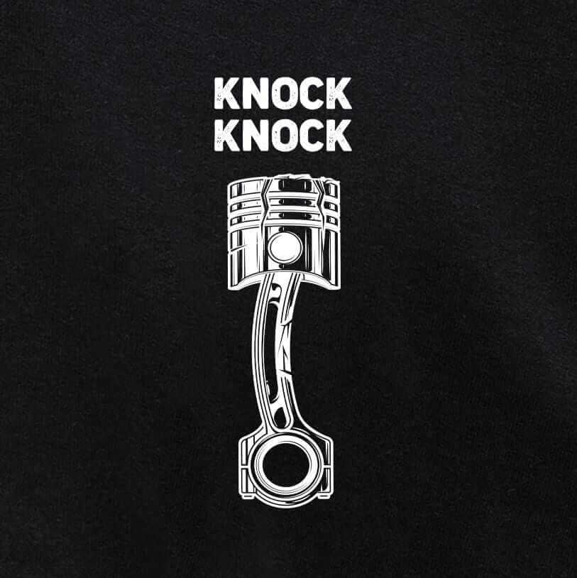 Knock Knock Piston hoodie - print close-up