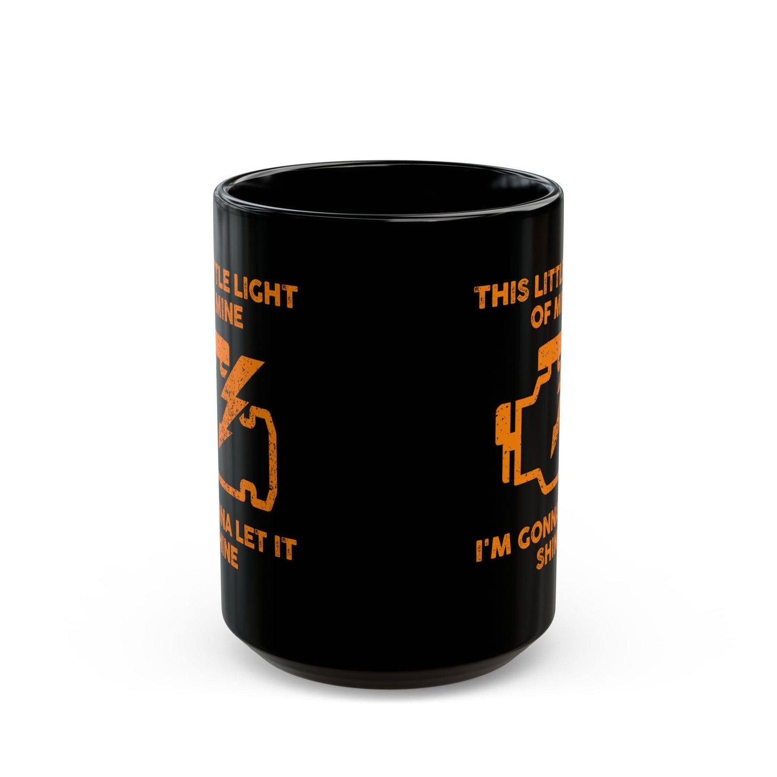 Check Engine Light Coffee Mug | Funny Car Guy Gift