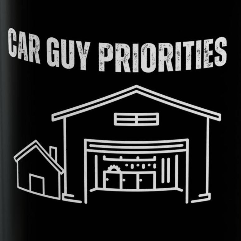 Car Guy Priorities Coffee Mug | Funny Car Enthusiast Gift