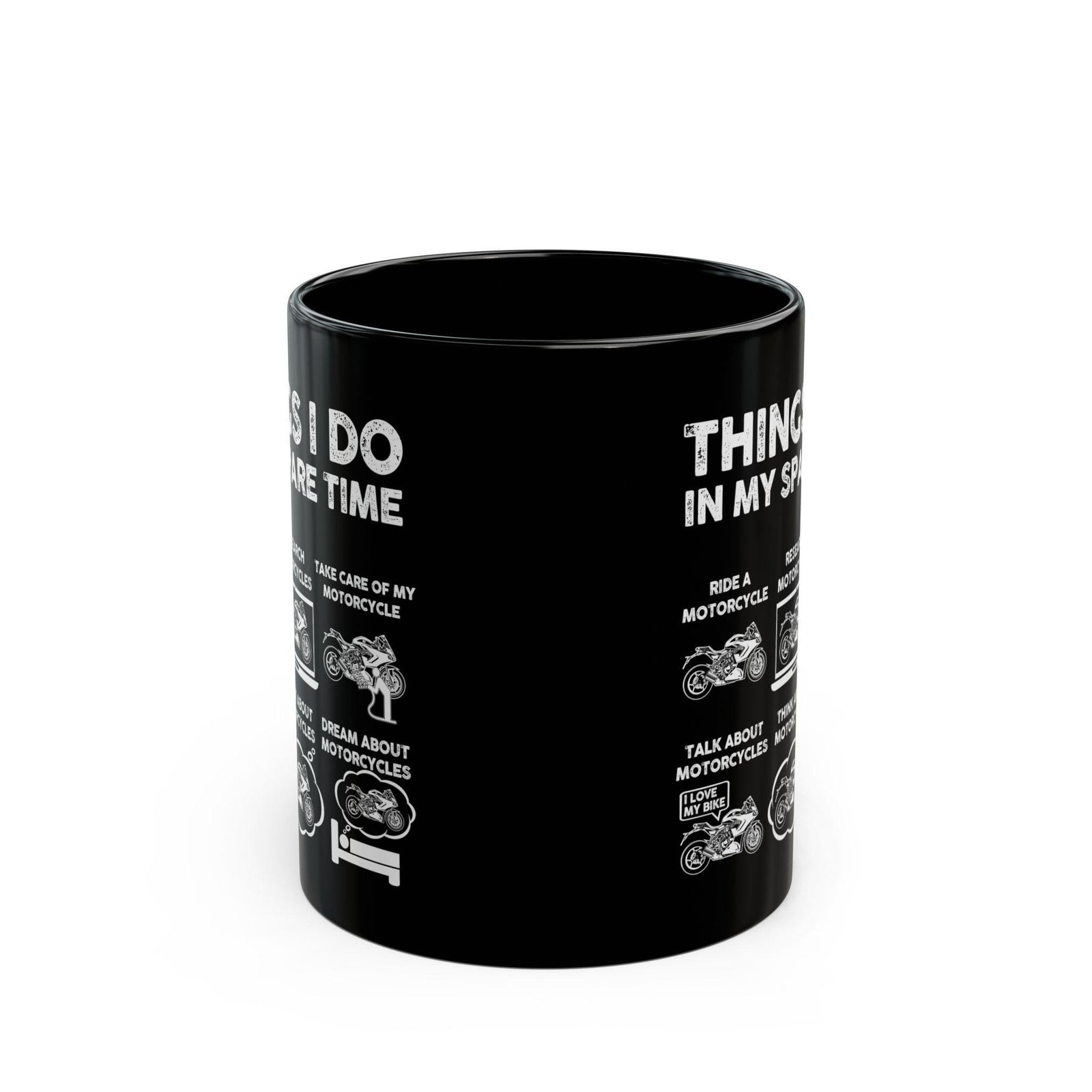 Things I Do in My Spare Time Sportsbike Mug | Motorcycle Rider Gift