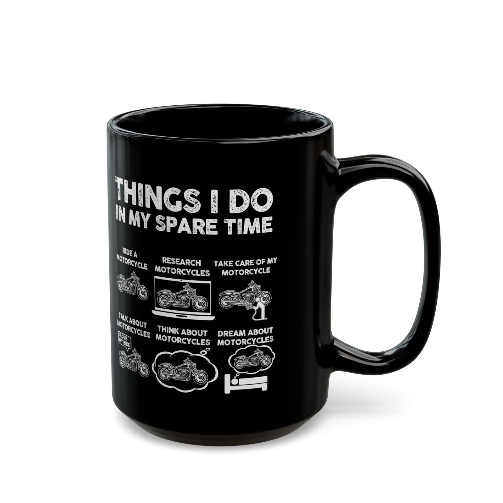 Things I Do In My Spare Time Mug | Funny Motorcycle Biker Gift
