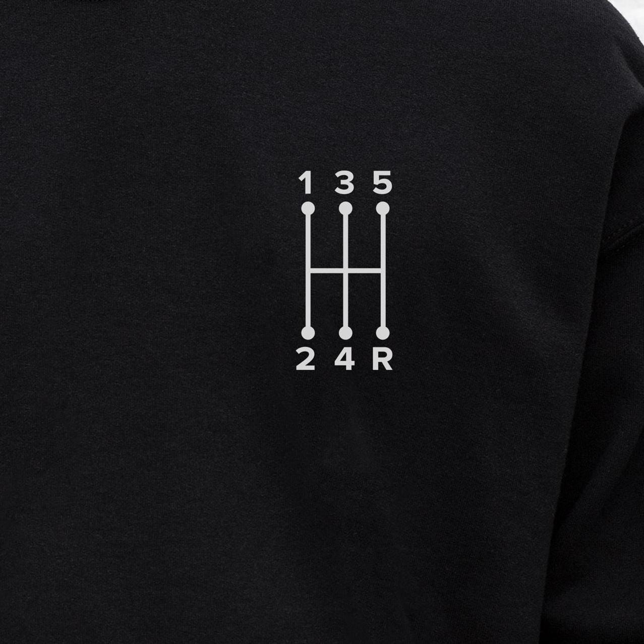 5 Speed Shift Pattern hoodie - print close-up