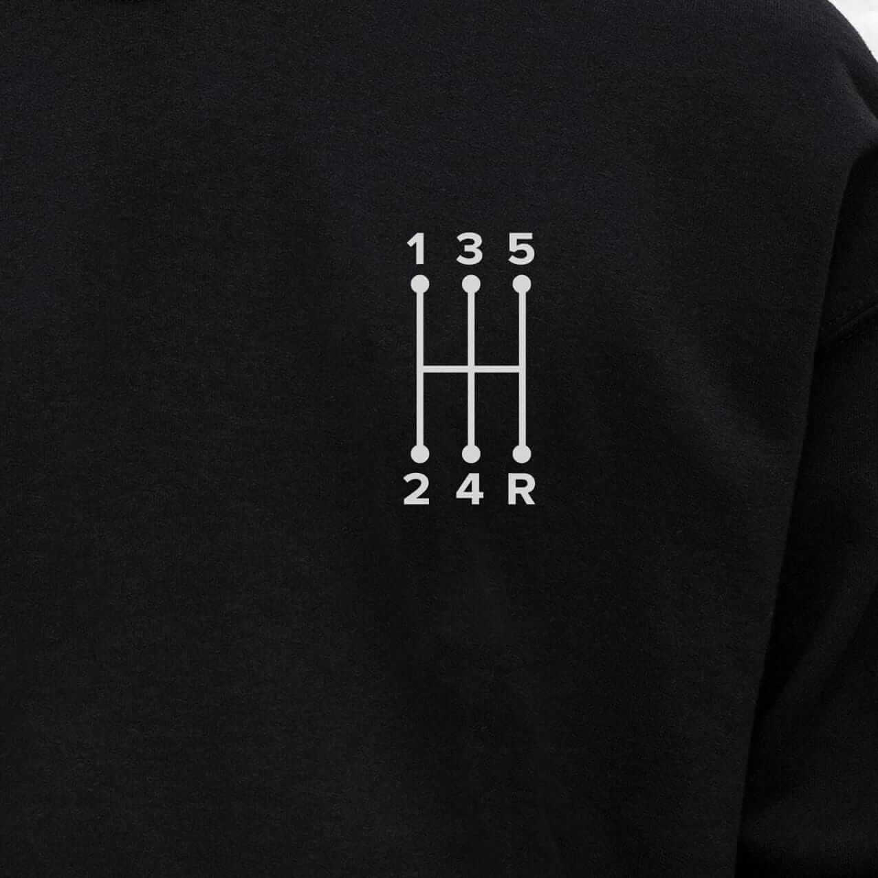 5 Speed Shift Pattern hoodie - print close-up