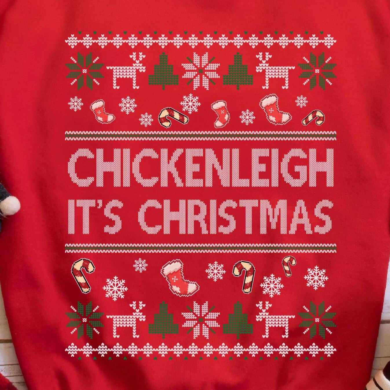 Chickenleigh It's Christmas Sweatshirt - Red