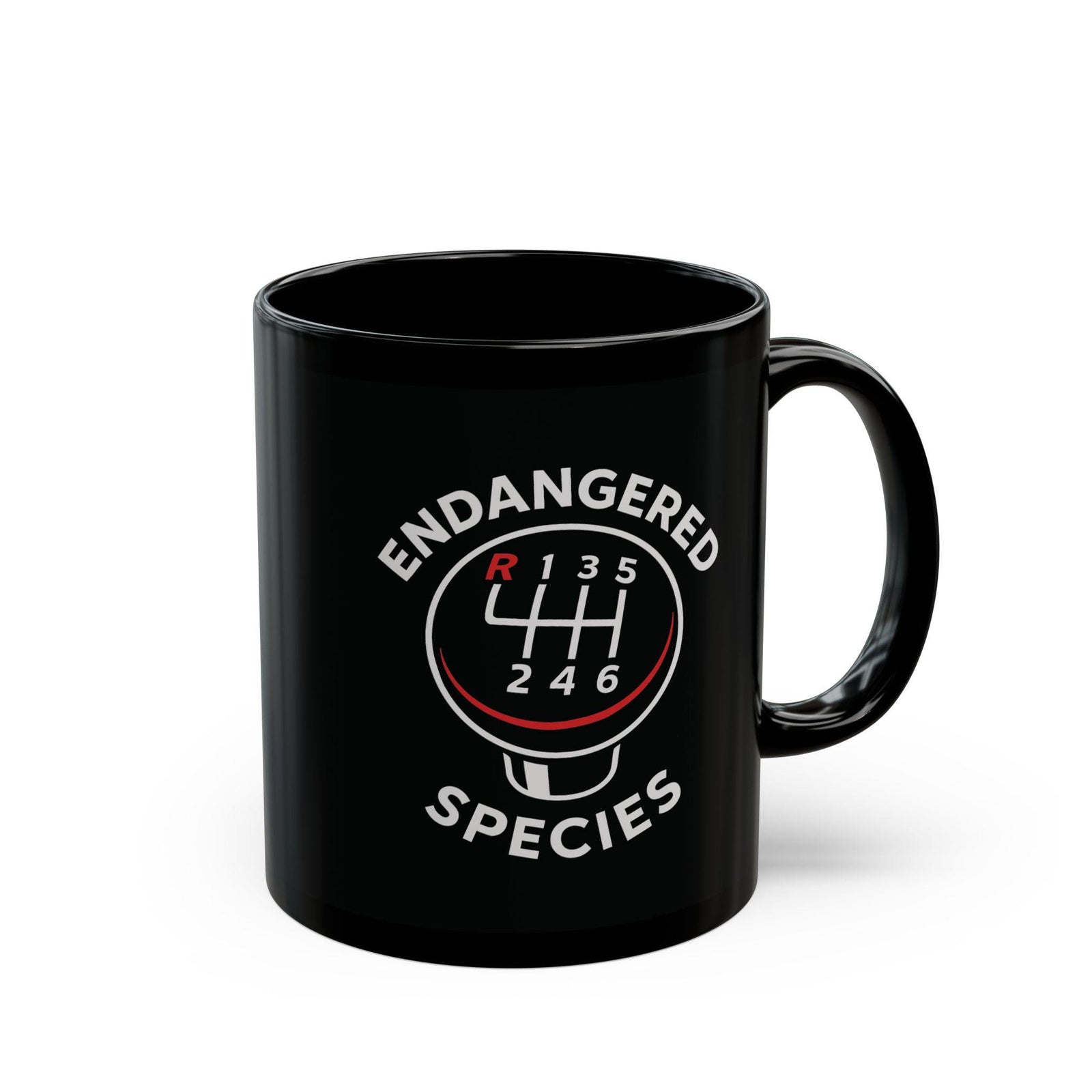 Endangered Species Stick Shift Mug | Manual Transmission Car Guy Gift