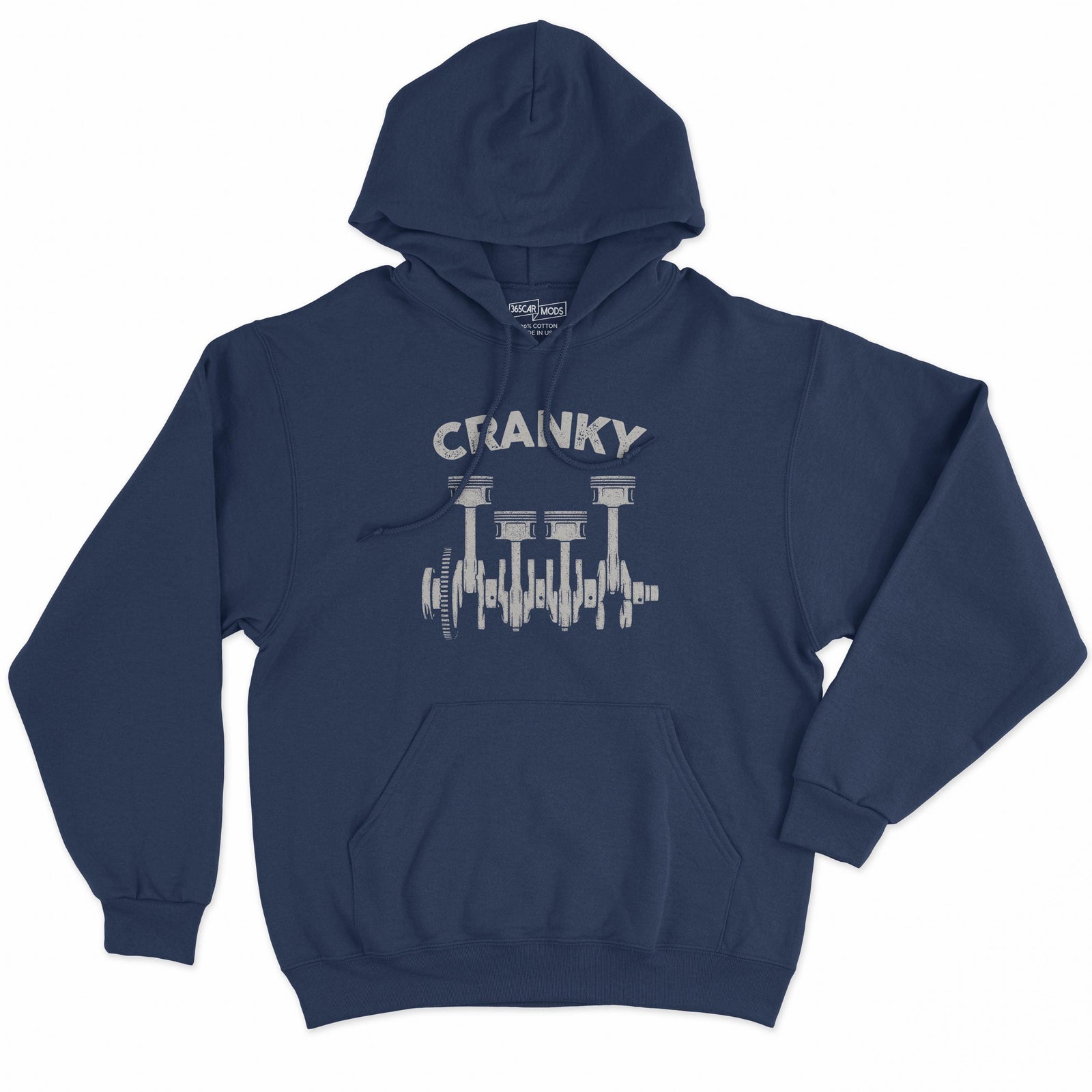 Cranky Mechanic Hoodie | Funny Car Guy Engine Humor
