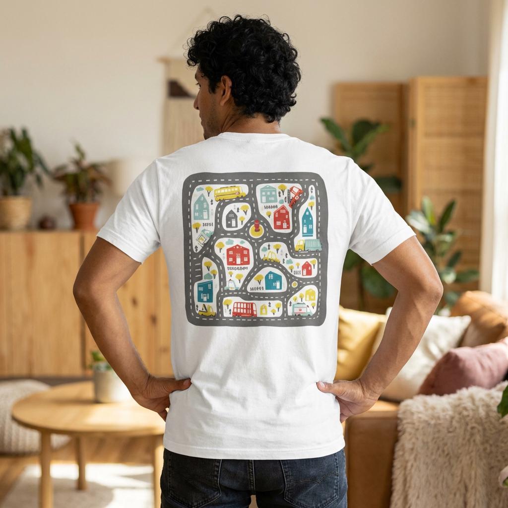Play Cars on Dad's Back T-Shirt - lifestyle photo