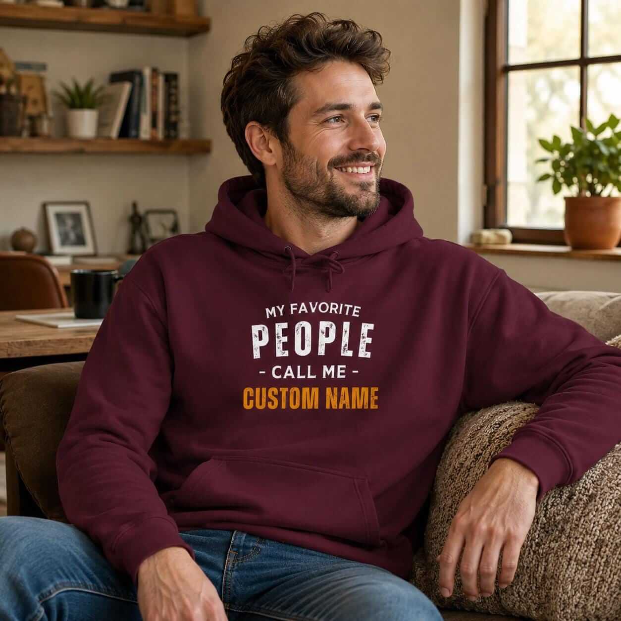 My Favorite People Call Me hoodie - lifestyle photo
