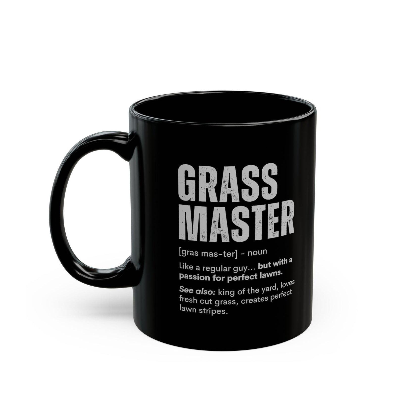 Grass Master Definition Mug | Funny Lawn Care Humor Cup