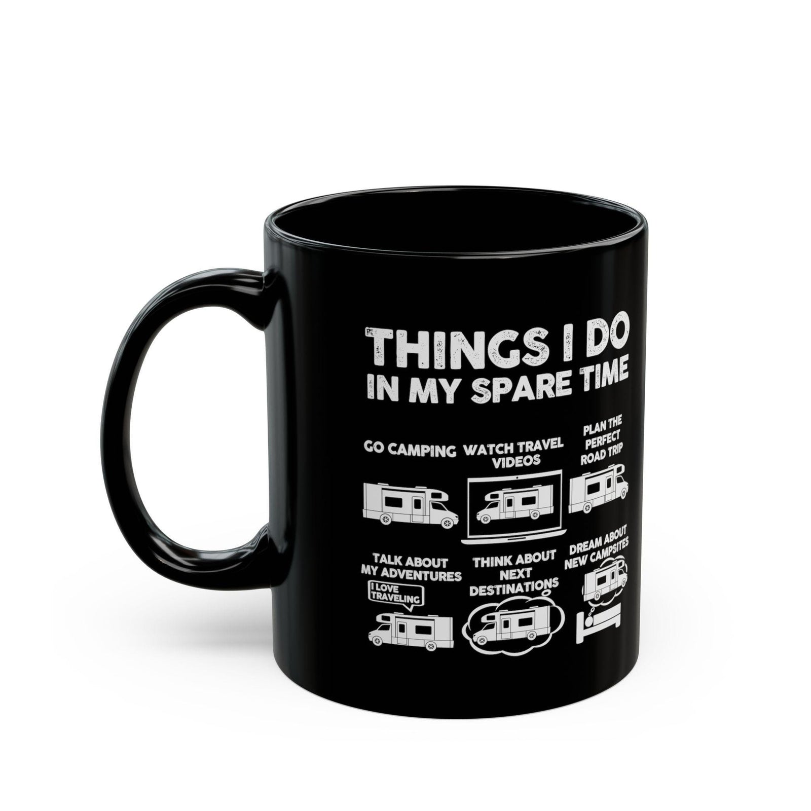 Camper Life Things I Do Mug | Funny RV Coffee Cup Gift