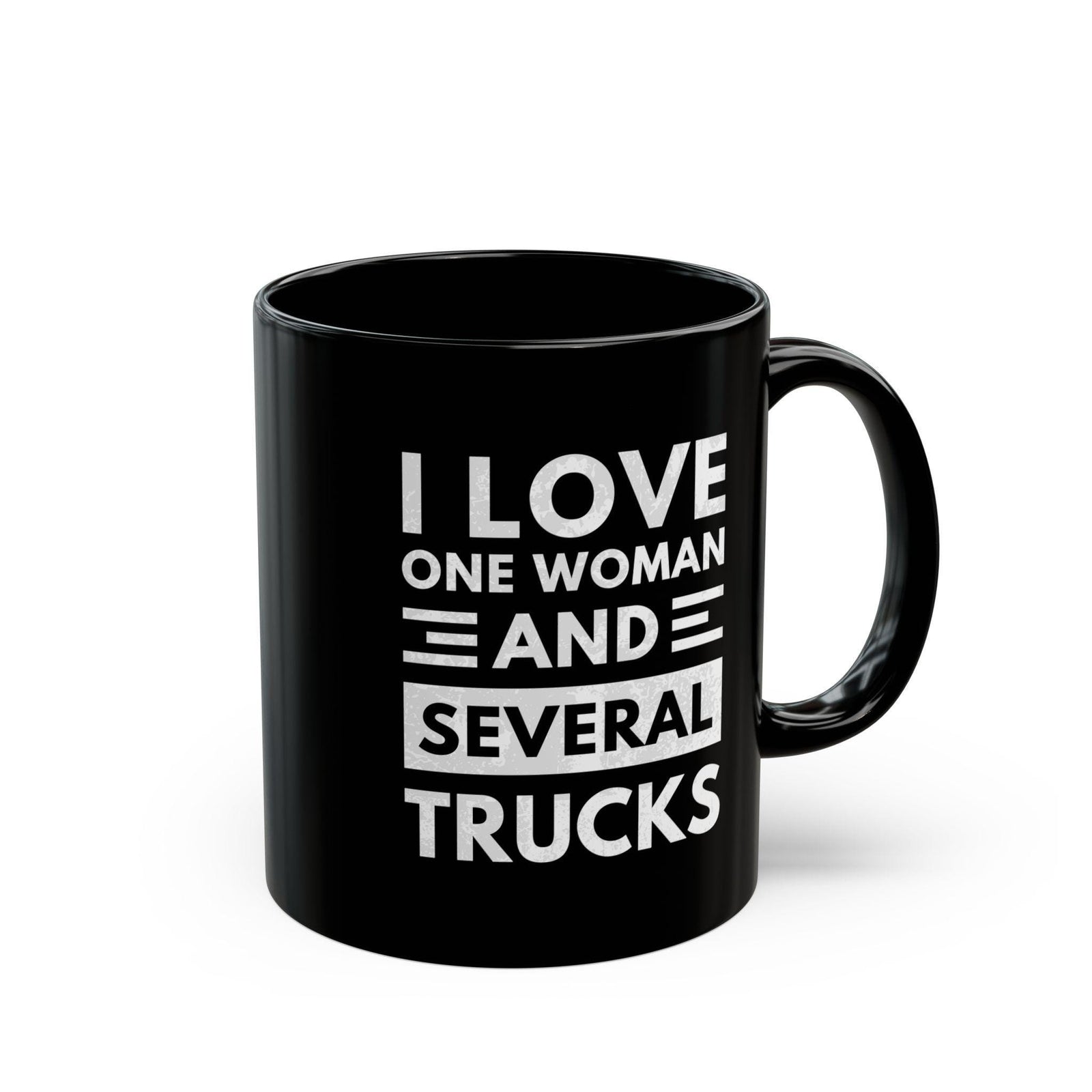 I Love One Woman and Several Trucks Mug | Funny Trucker Gift
