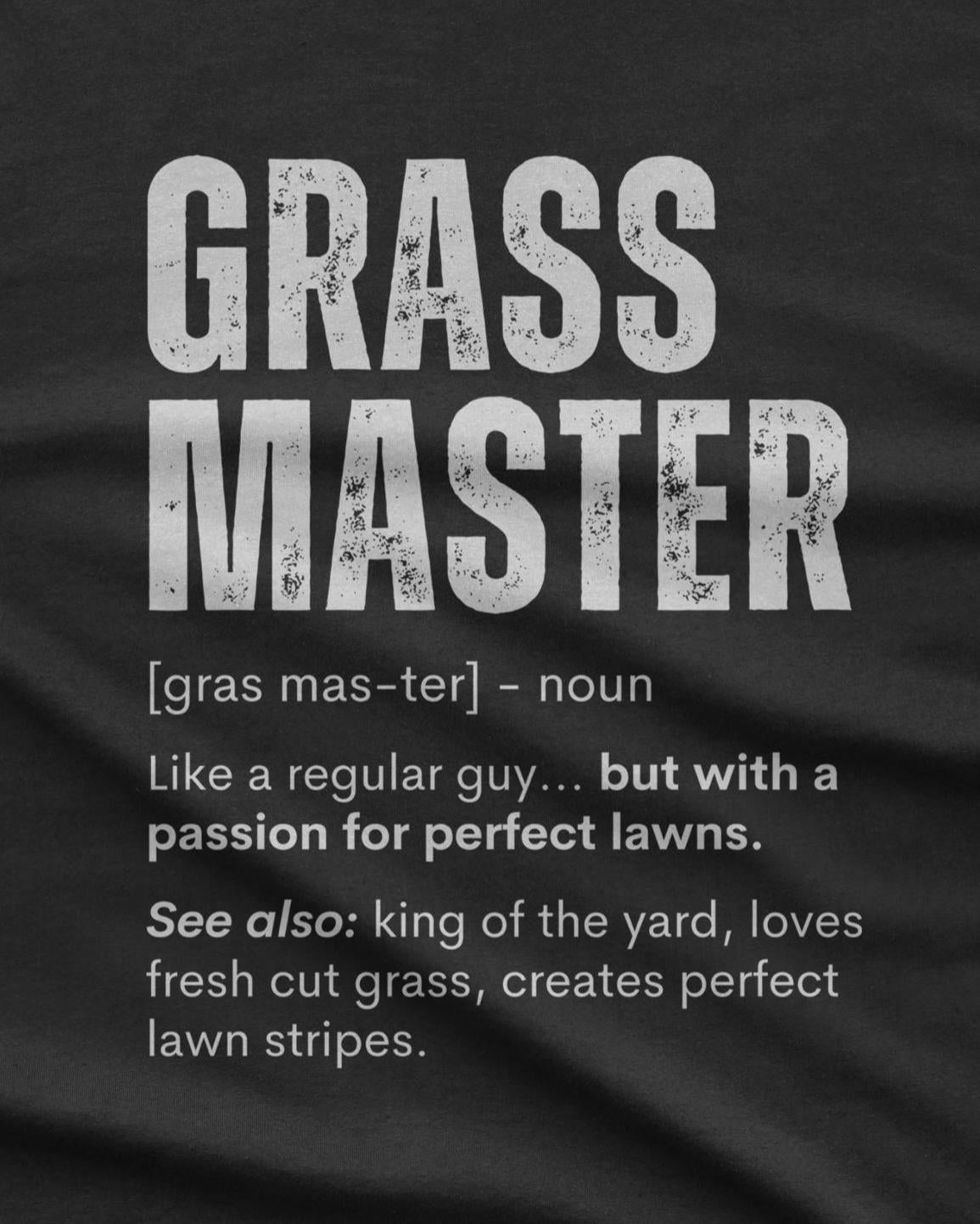 Grass Master Tank Top | Funny Lawn Care Definition Gift
