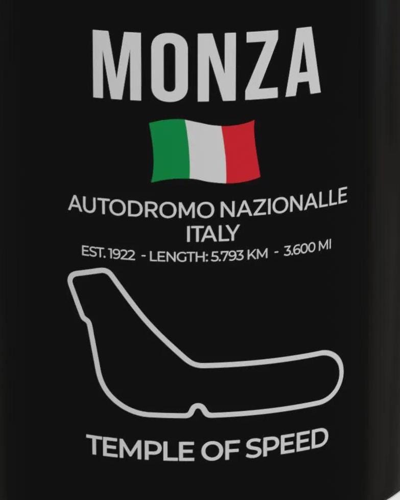 Monza Race Track Coffee Mug | Autodromo Nazionale Italy Motorsport Gift