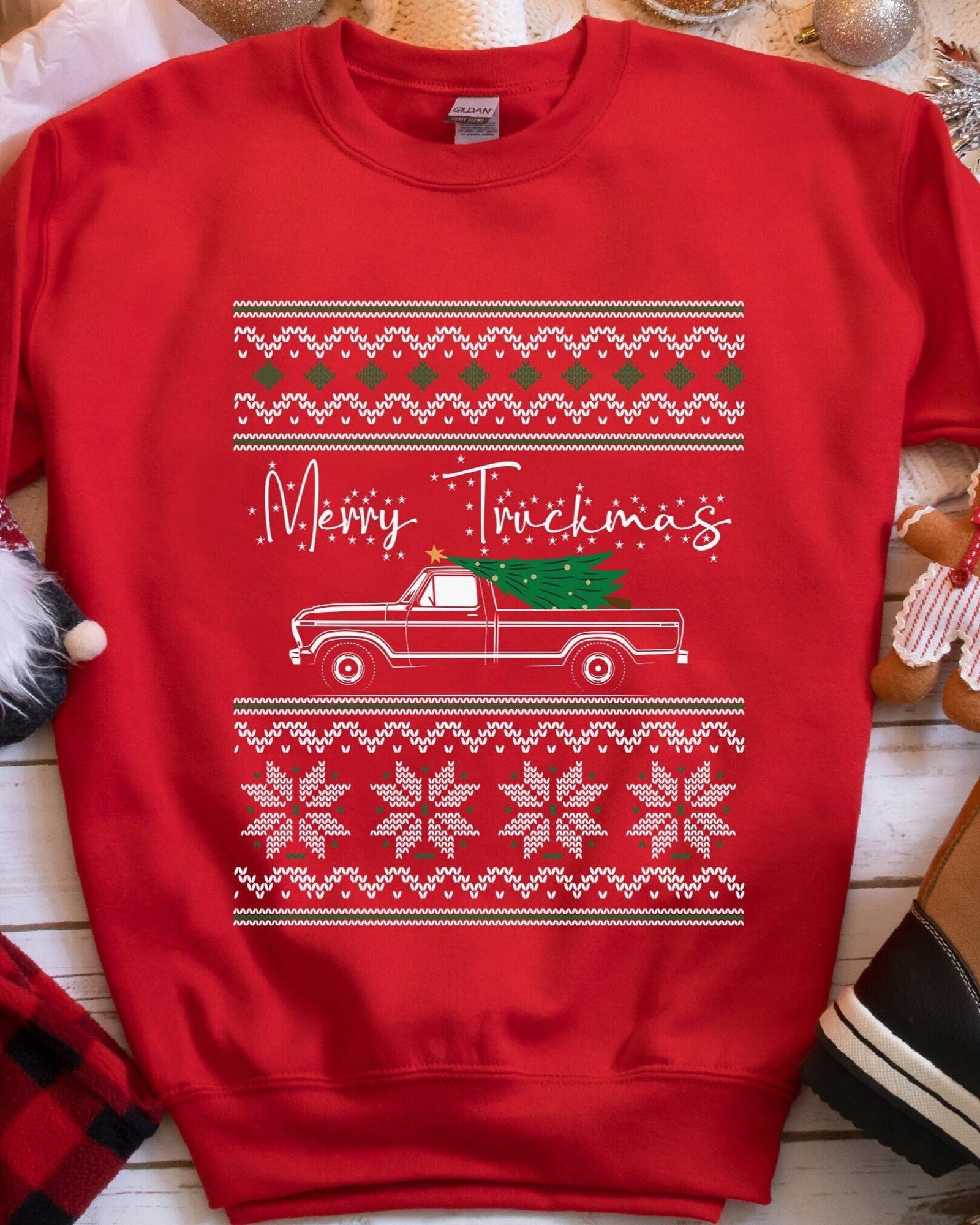 Merry Truckmas Sweatshirt