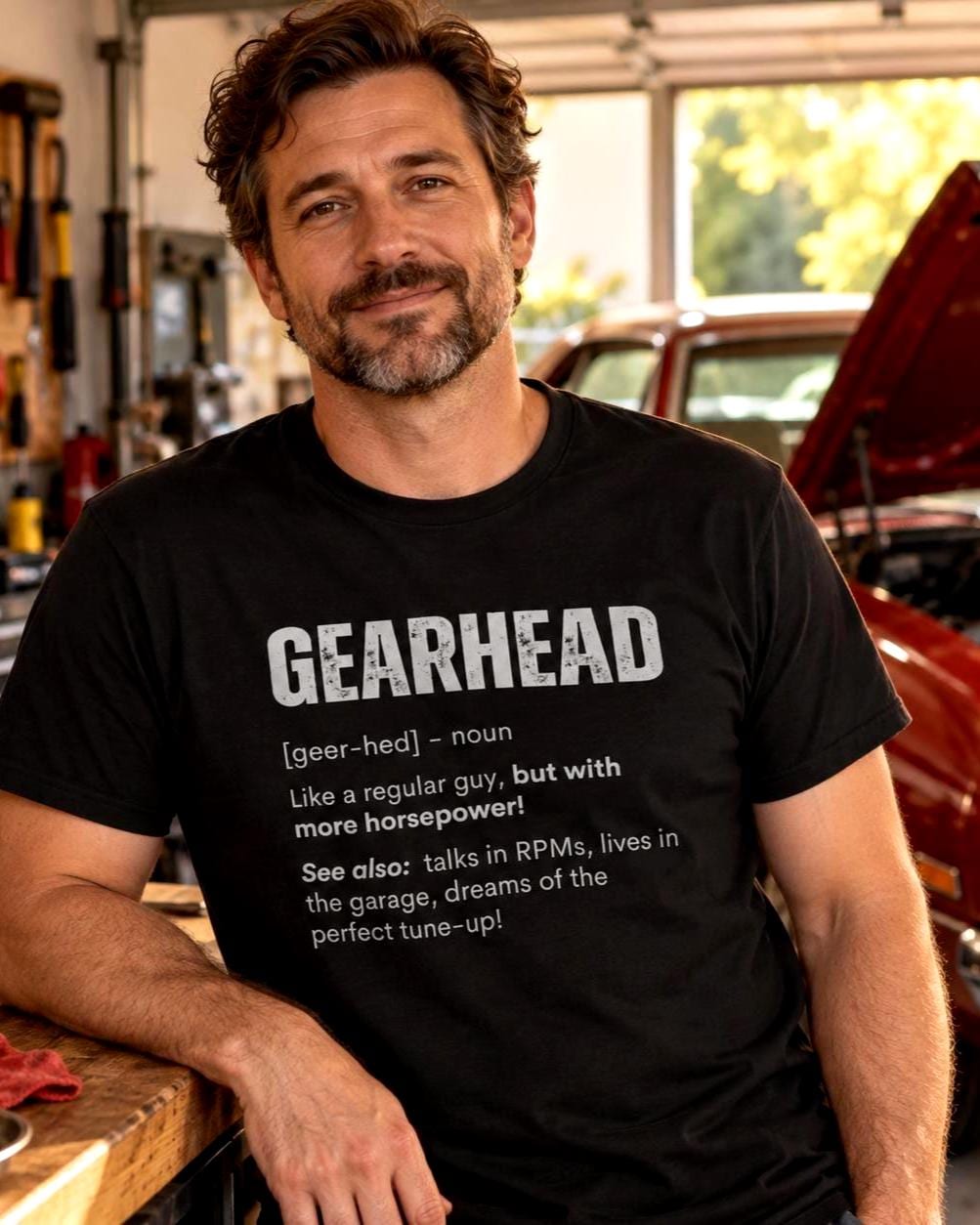 Gearhead Definition T-Shirt - lifestyle photo