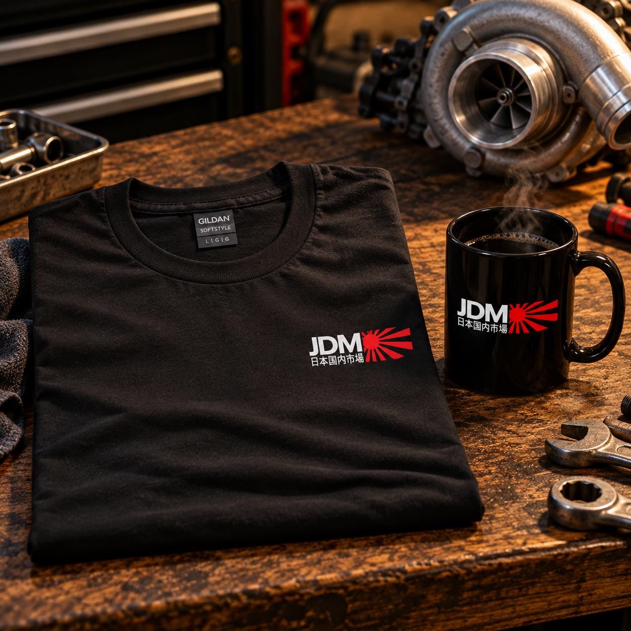 JDM Coffee Mug | Japanese Rising Sun Car Enthusiast Gift
