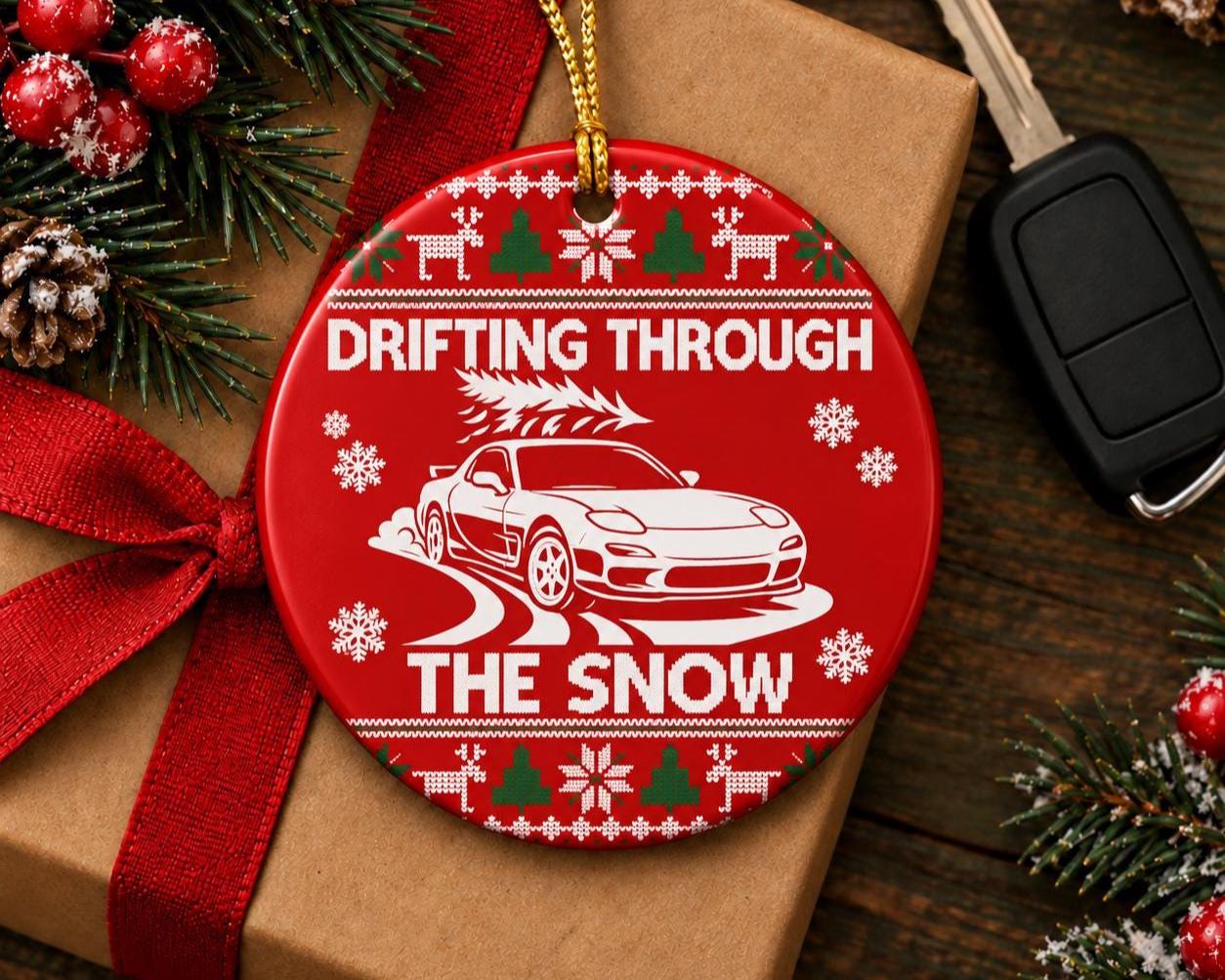 Personalized car ornament, custom car silhouette Christmas keepsake photo 4