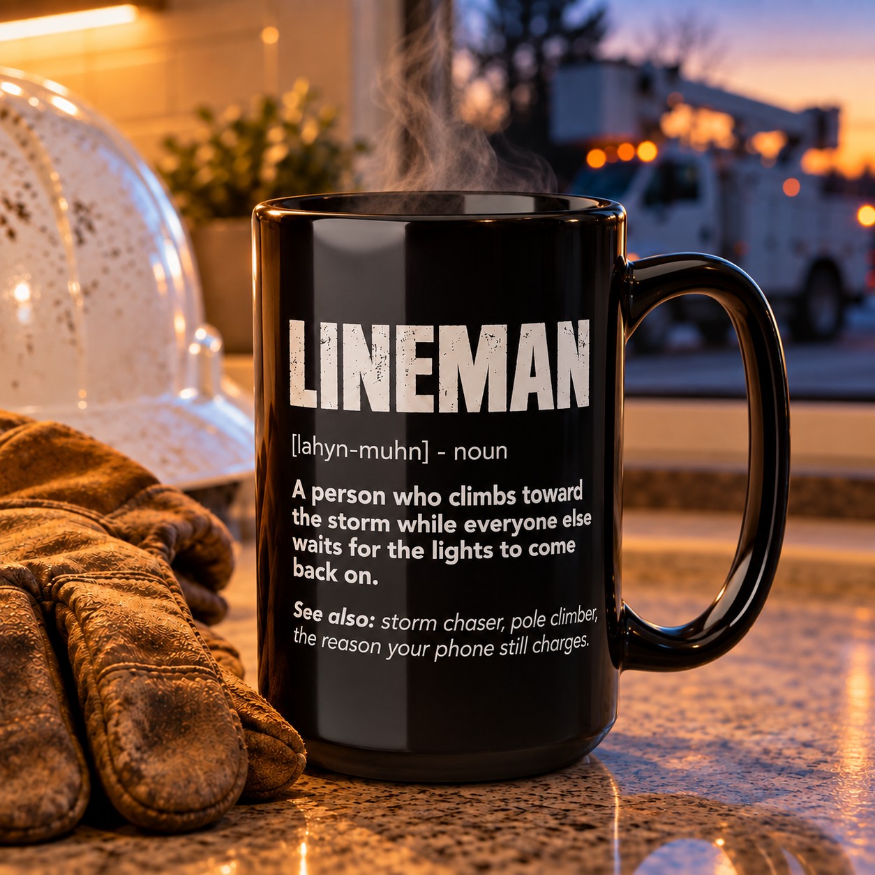 Lineman Definition Coffee Mug - 15oz