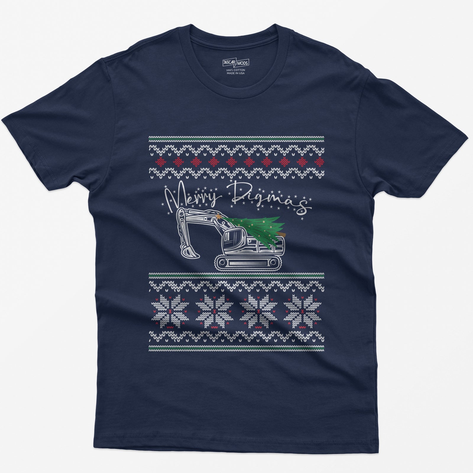 Merry Digmas Excavator T-Shirt - Navy